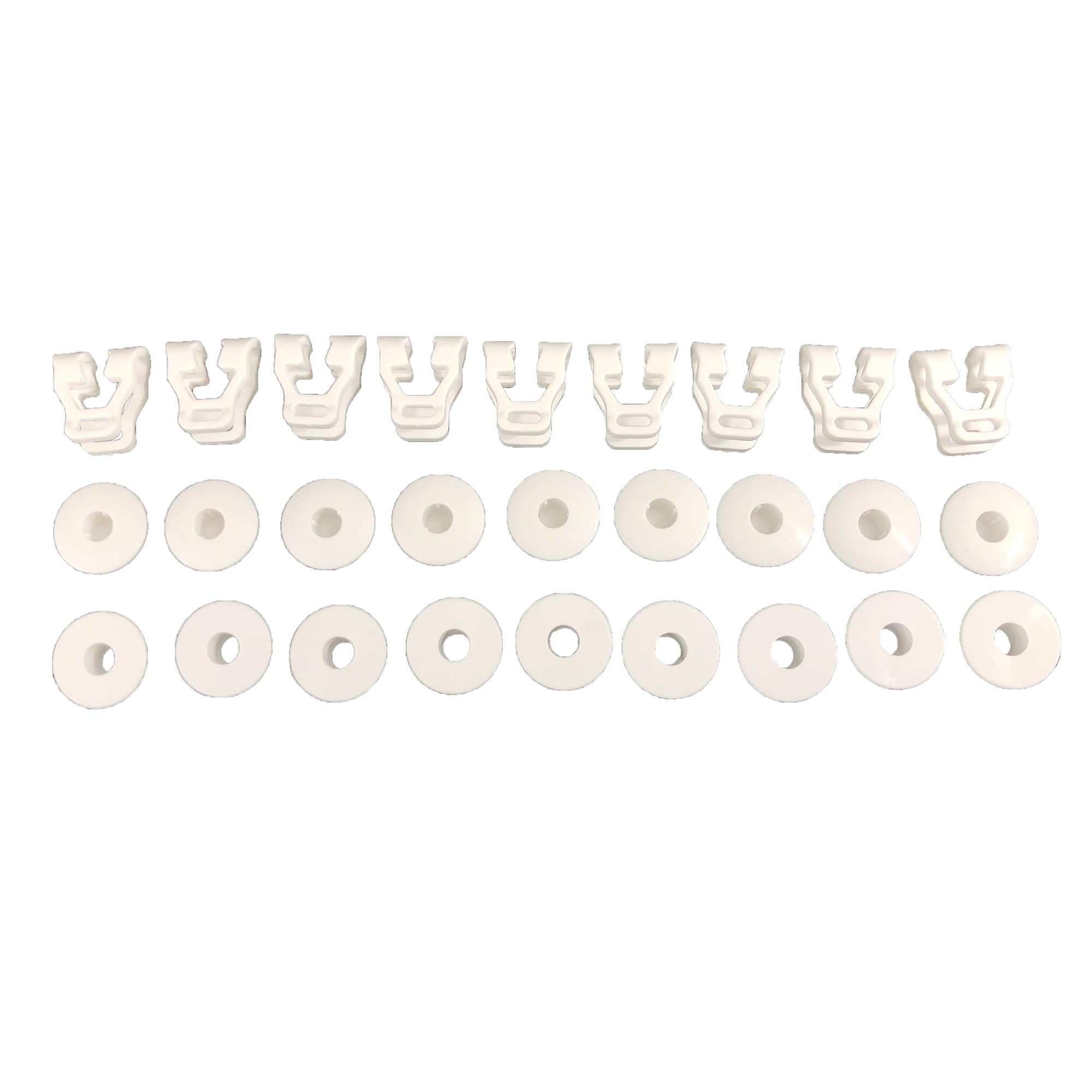 Dometic 3316450.9019 White Wire Shelf Clip Kit