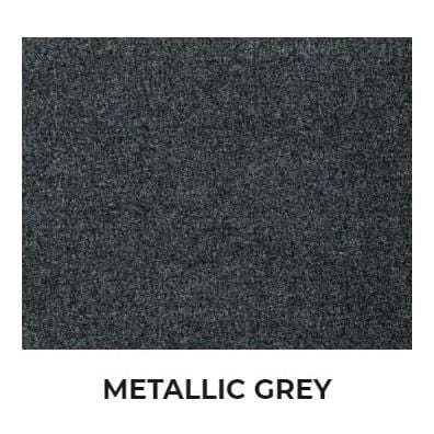 Dorsett 08500801440050 8" x 12' Bunk Carpet, Metallic Gray