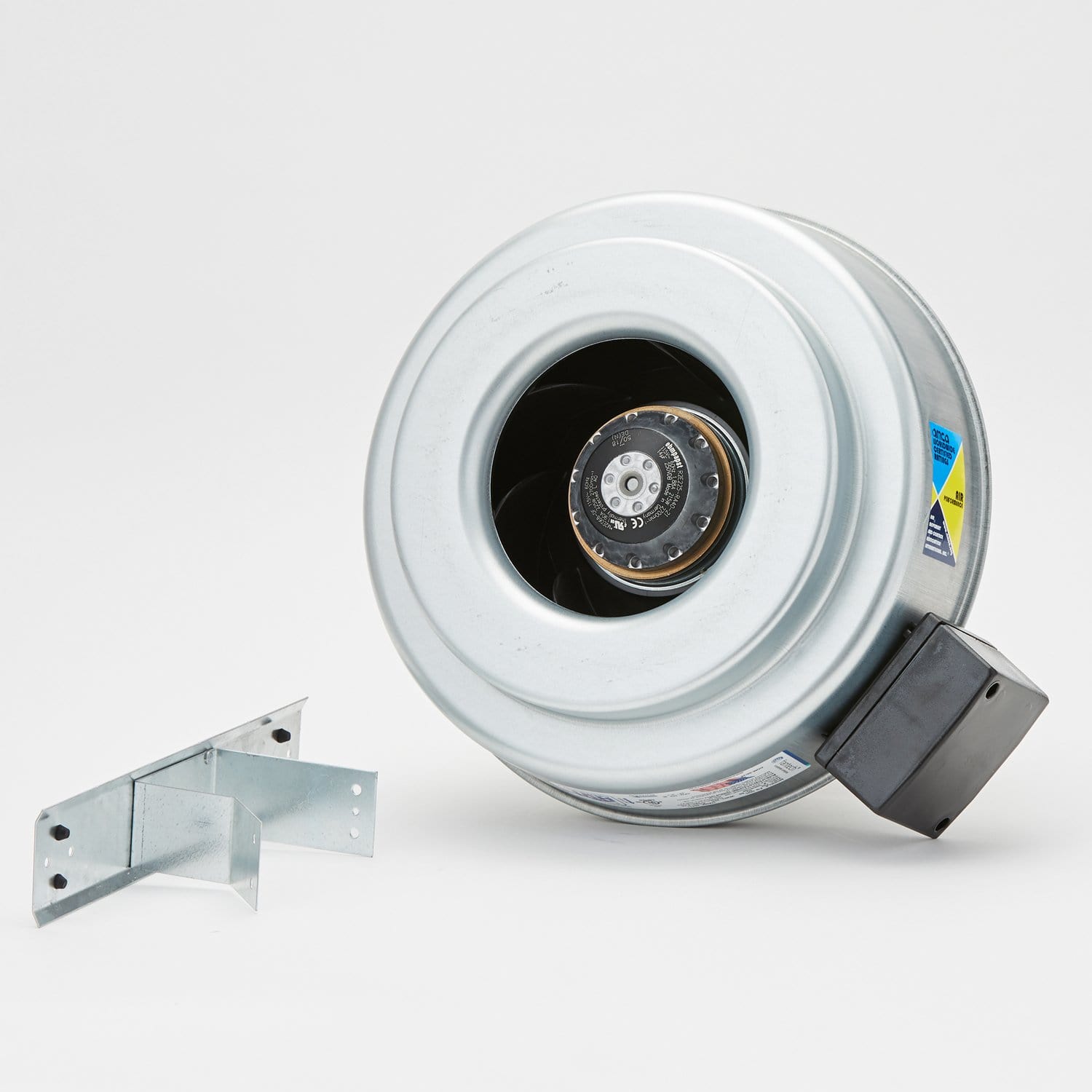 FanTech FG10XL 10" Inline Centrifugal Fan, Metal, 589 Cfm, 120-1-60, 2.24A