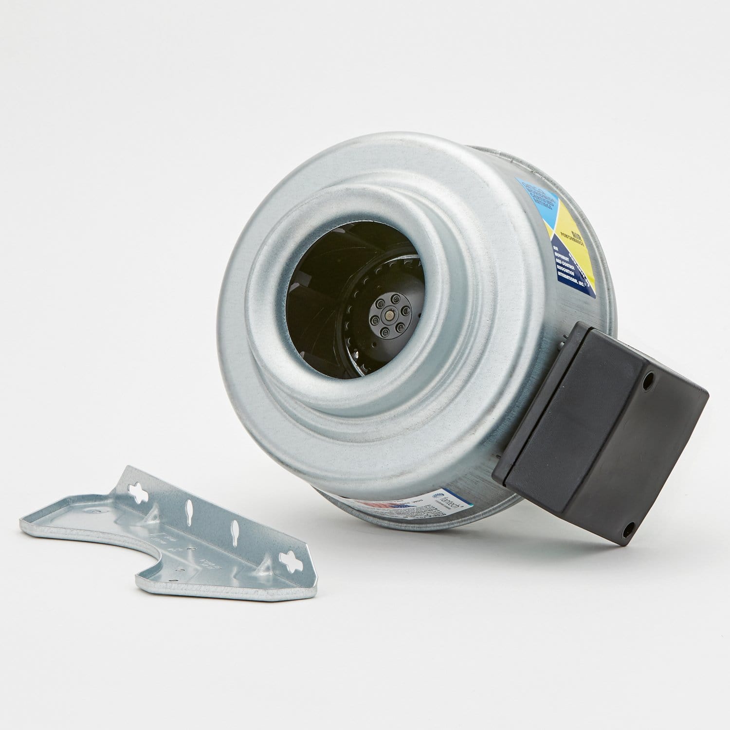 FanTech FG5XL 5" Inline Centrifugal Fan, Metal, 220 Cfm, 120-1-60, 0.76A