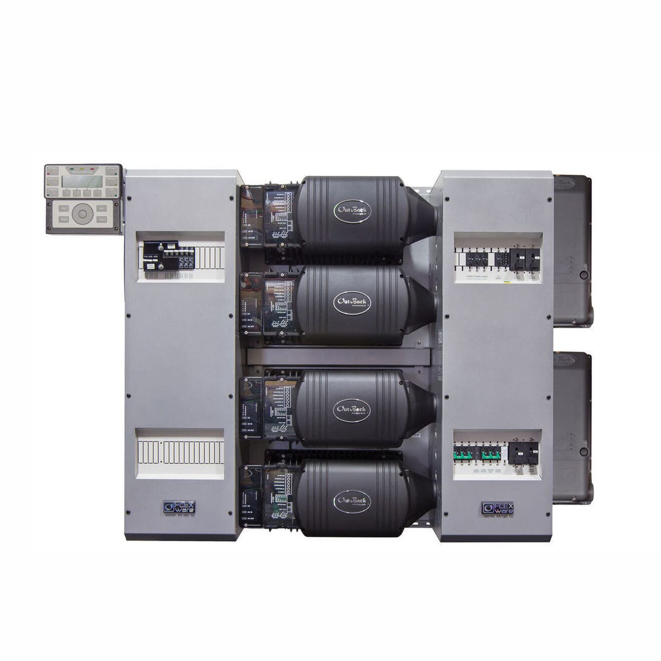 Outback Power FP4 VFXR3648A-01 Flex Power 14.4 KW, 48 VDC Pre-Wired Quad Inverter System