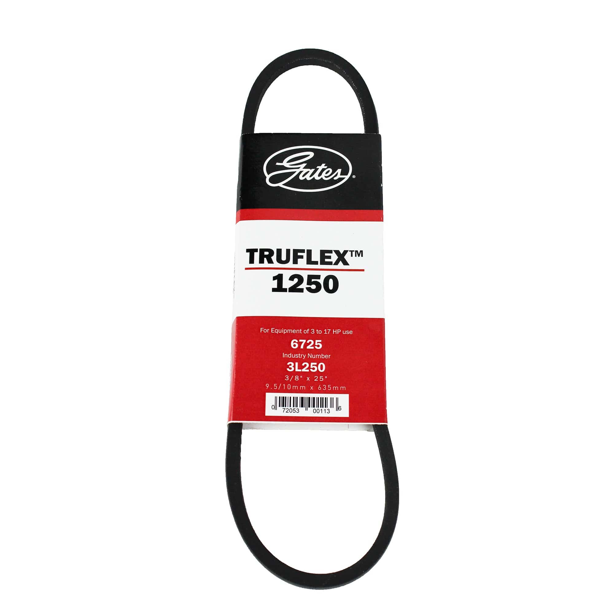 Gates GAT-3L250 Trueflex V-Belt 3/8" x 25"