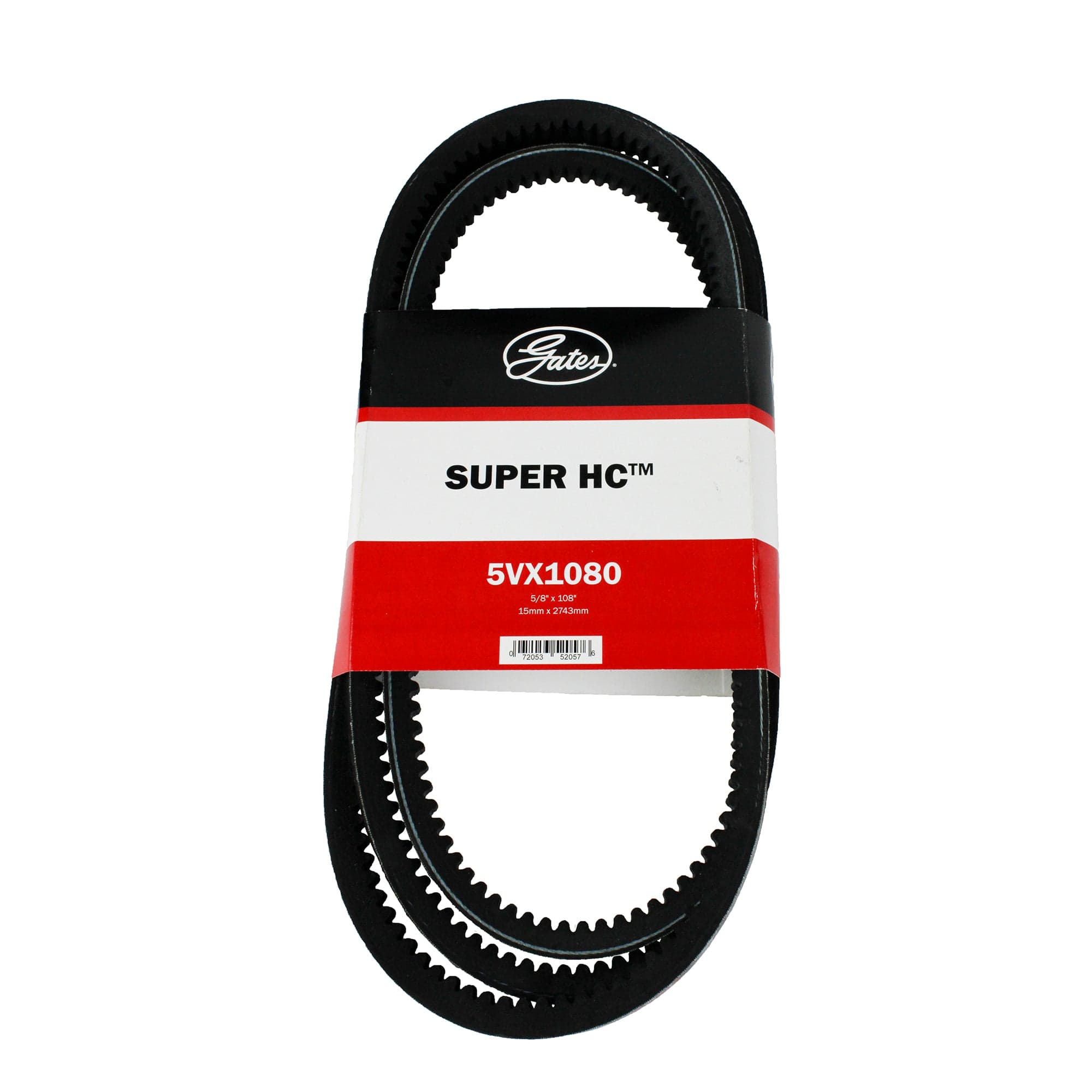 Gates 5VX1080 Super HC Notched VX Section V Belt - 5/8" x 108"