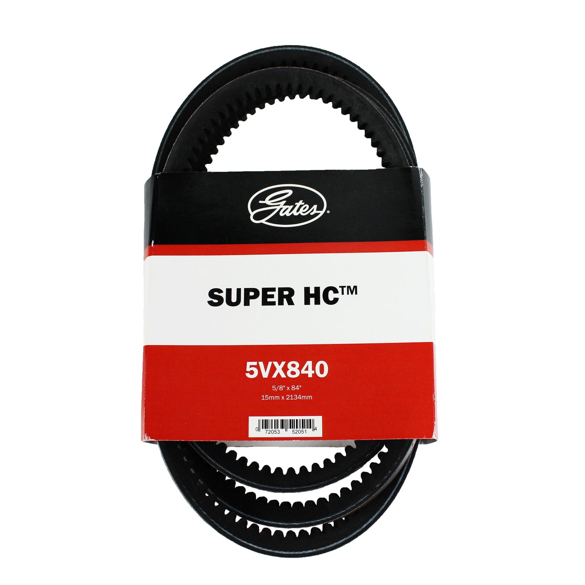 Gates GAT-5VX840 Notched V-Belt - 5/8" x 84"