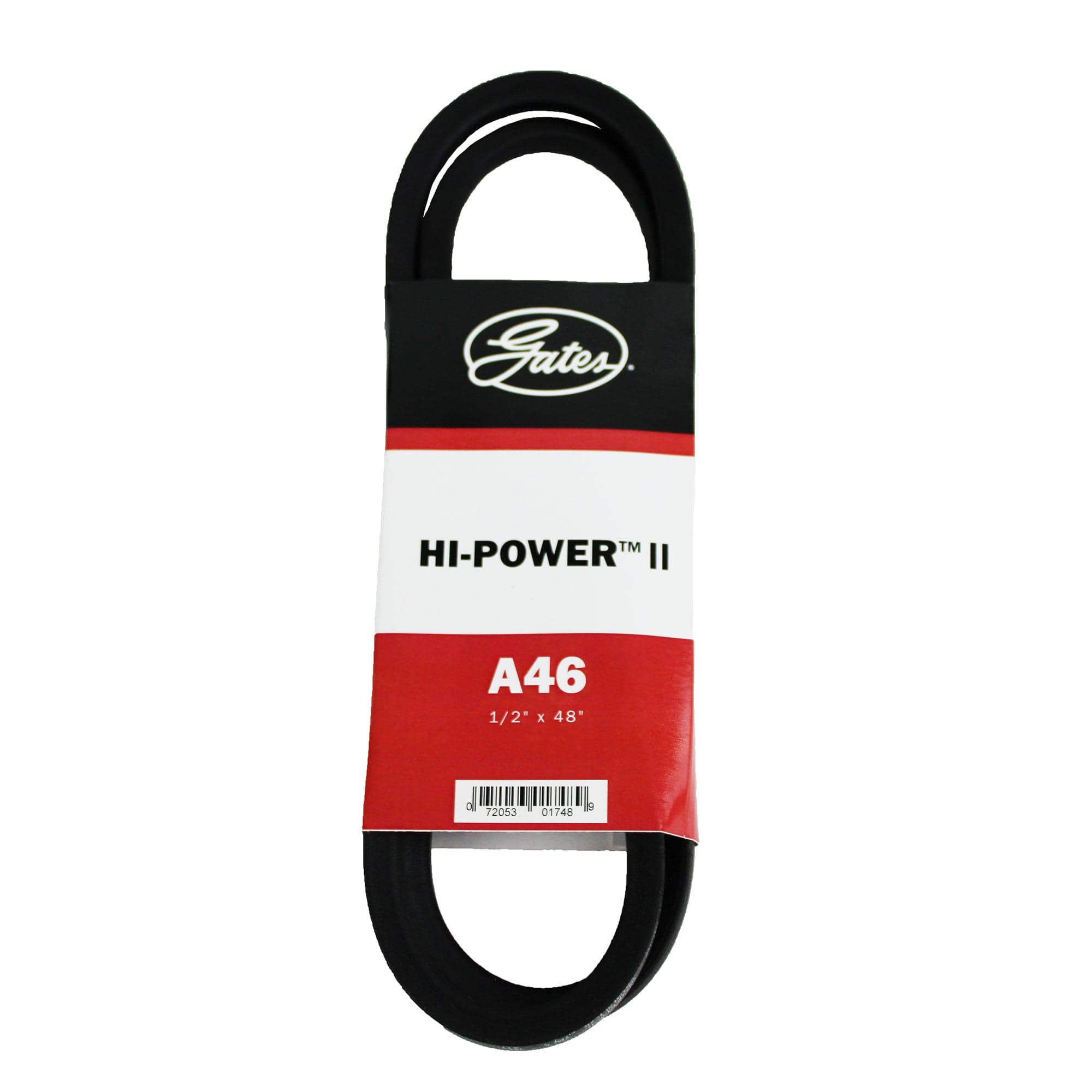 Gates A46 HI-Power II Notched A Section V Belt - 1/2" x 48"