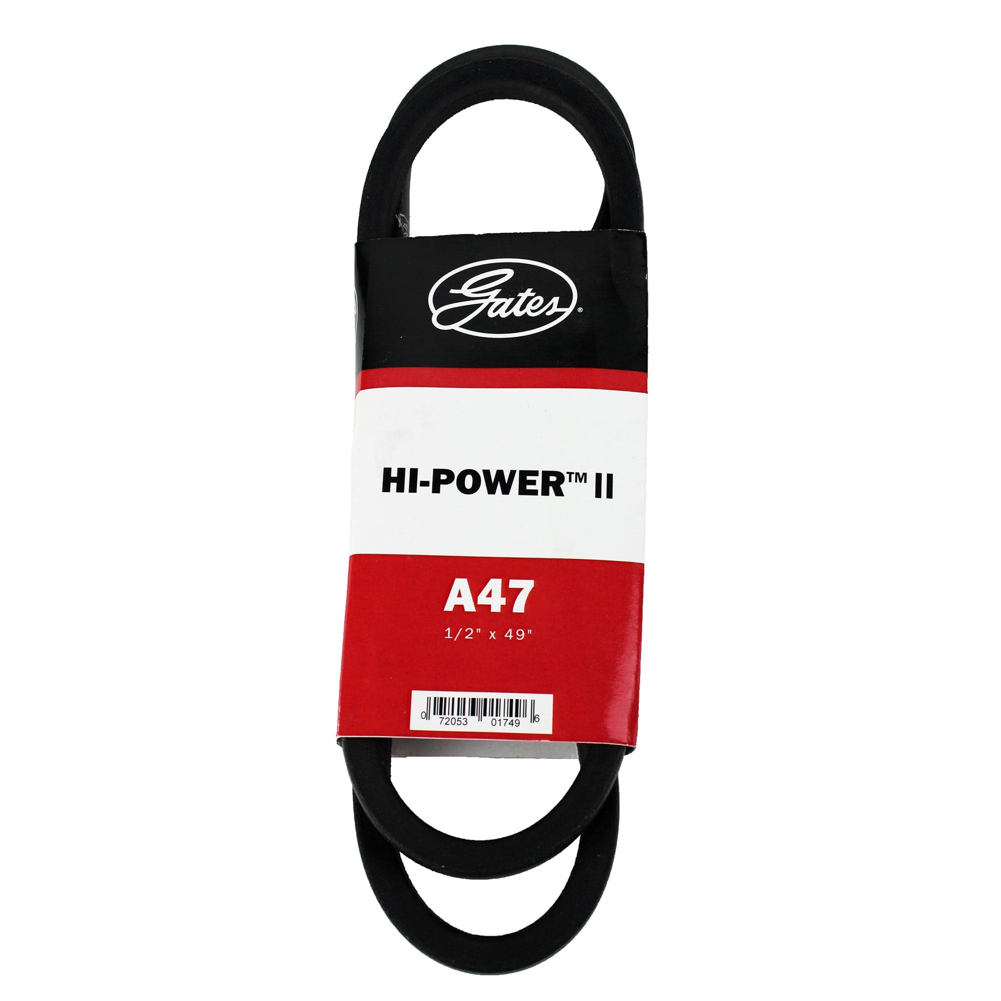 Gates GAT-A47 Notched V-Belt - 1/2" x 49"