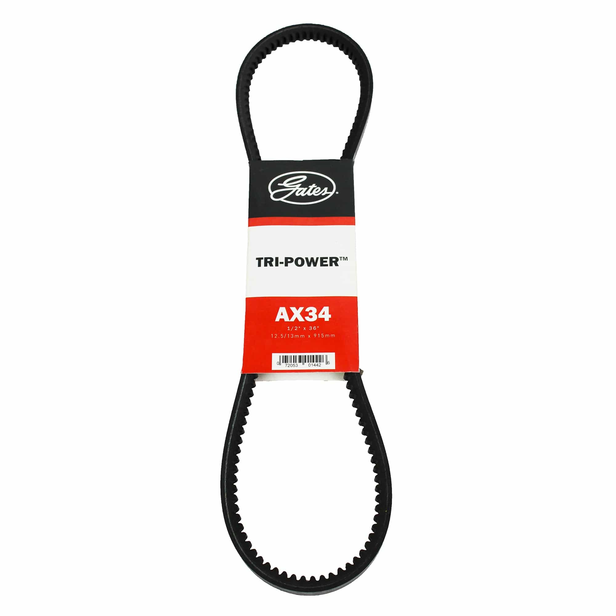 Gates AX34 Tri-Power V-Belt - 1/2" x 36"