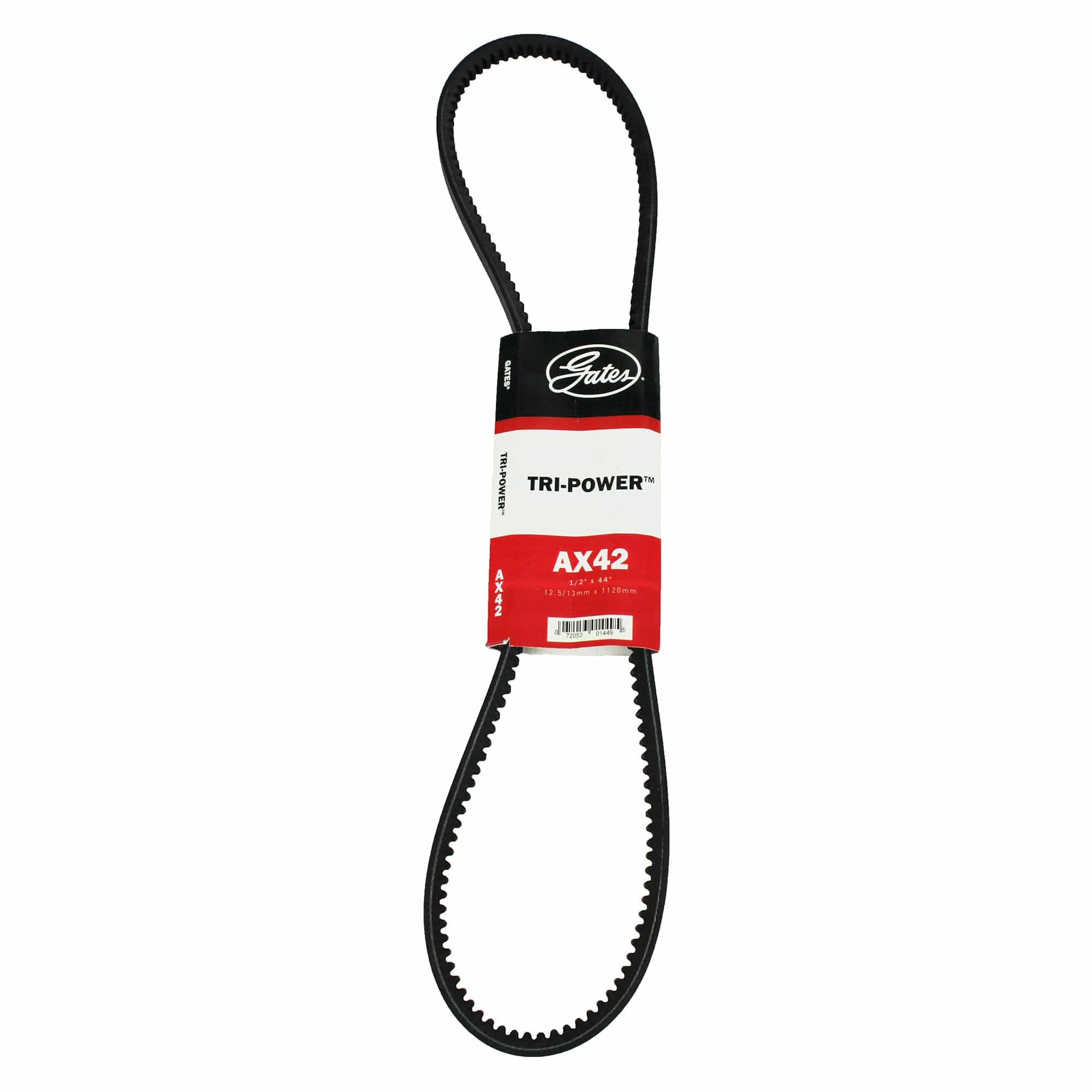 Gates AX42 Tri-Power Notched AX Section V Belt - 1/2" x 44"