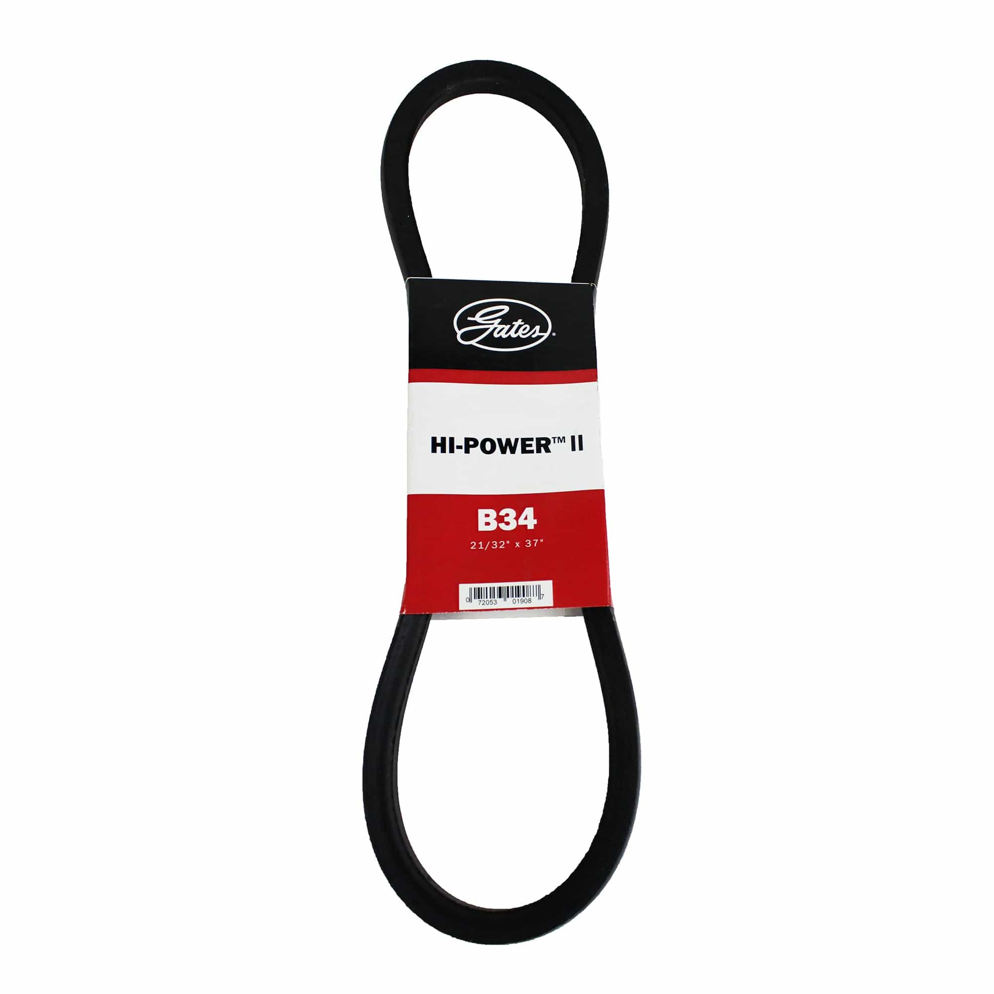 Gates GAT-B34 Notched Belt - 21/32" x 37"