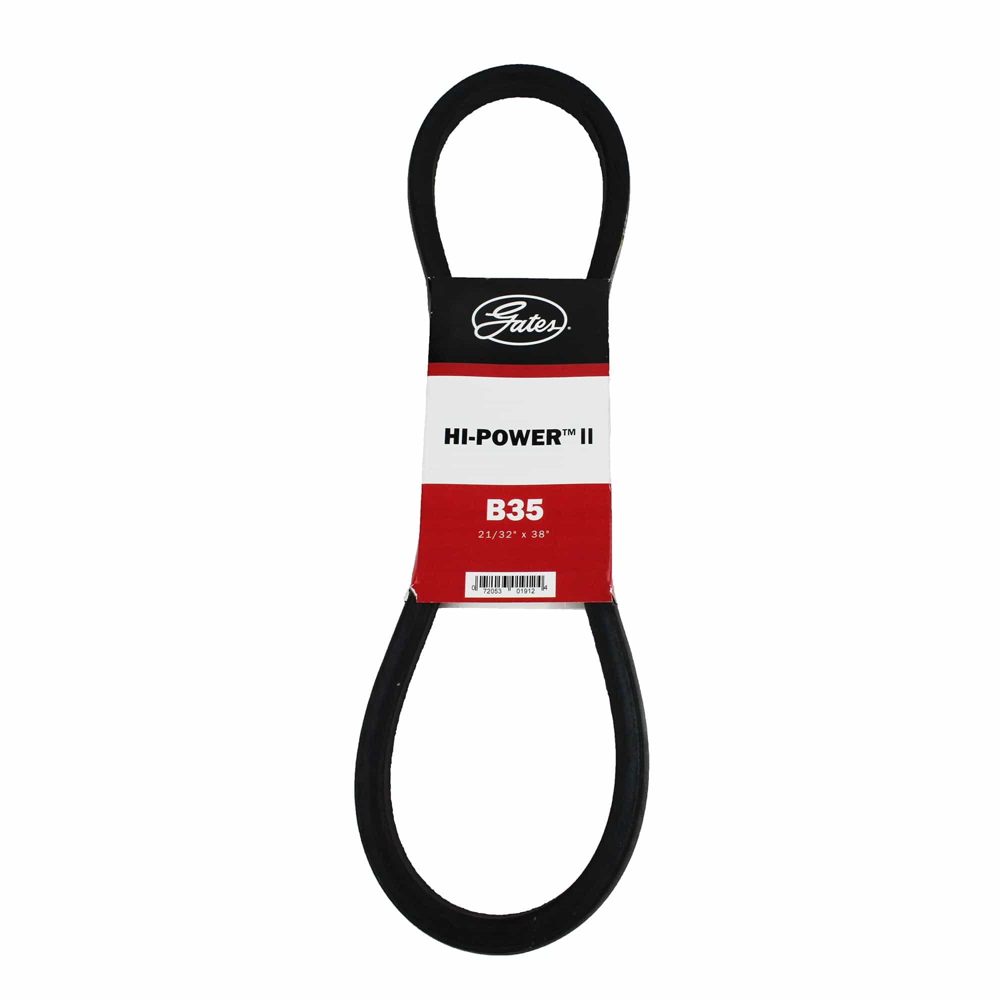 Gates B35 Hi-Power II Notched V Belt - 21/32" x 38"