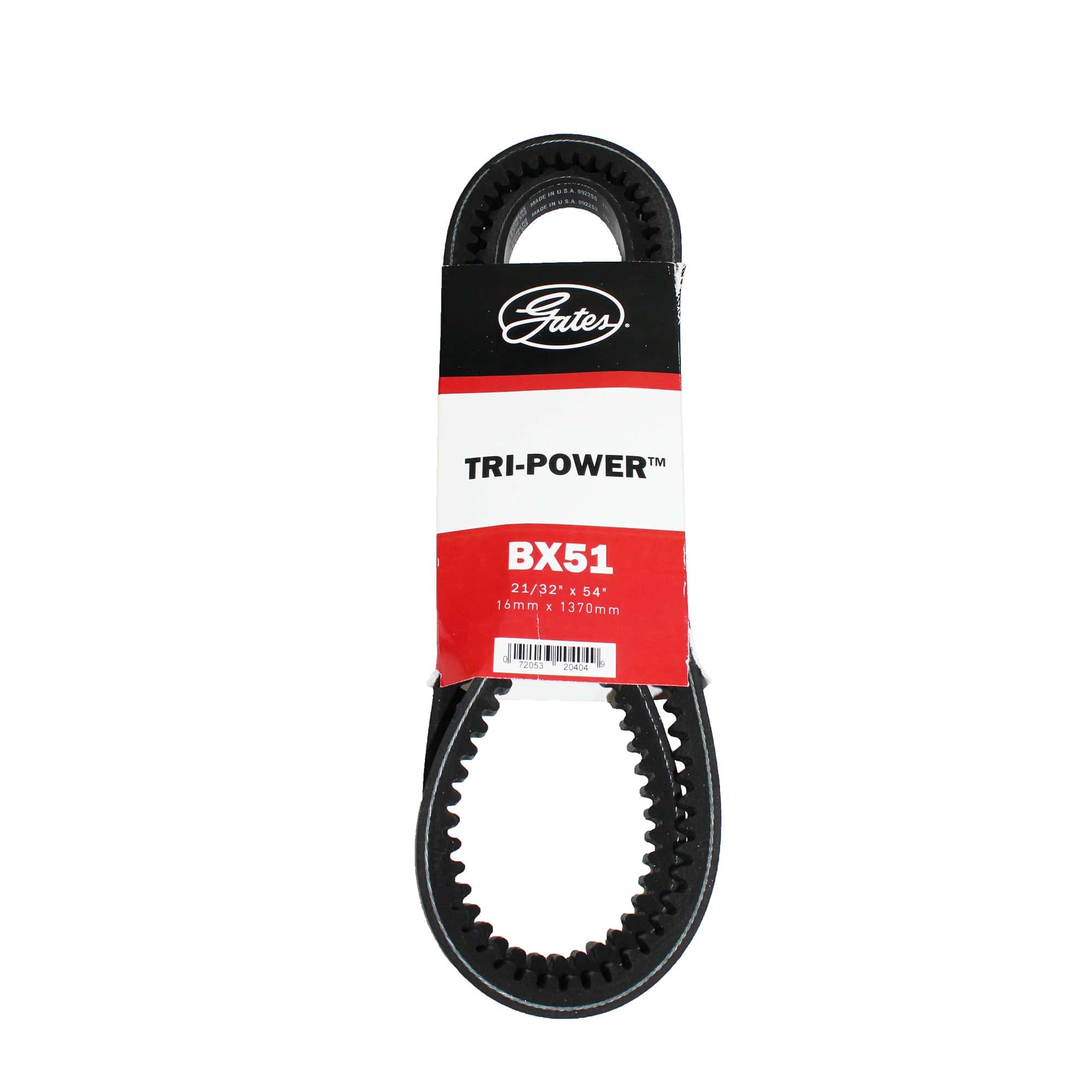 Gates BX51 Tri Power Notched BX Section V Belt - 21/32" x 54"