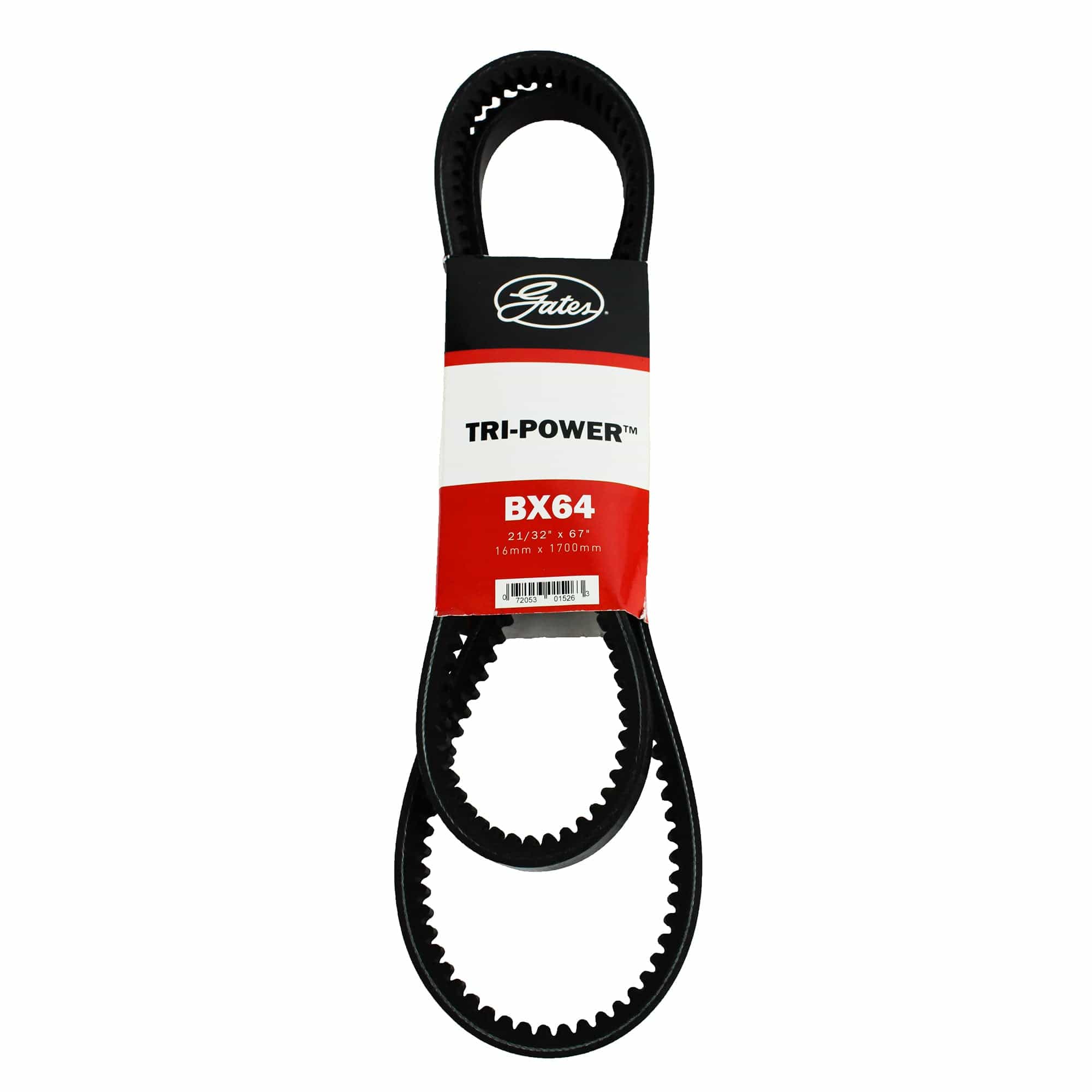 Gates GAT-BX64 Notched V-Belt - 11/16" x 67"