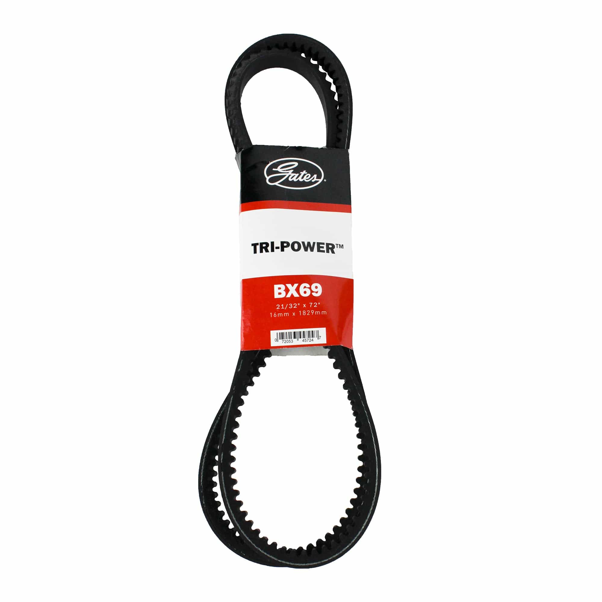 Gates BX69 Tri-Power Notched BX Section V Belt - 21/32" x 72"