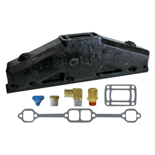 GLM Marine 51430 Exhaust Manifold Kit for V8 S.B. (1989 & Up)