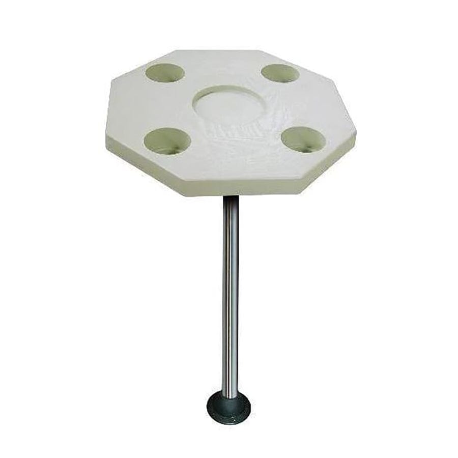 JIF Marine DSI-KS Octagonal Table Kit with Surface Mount – Ivory
