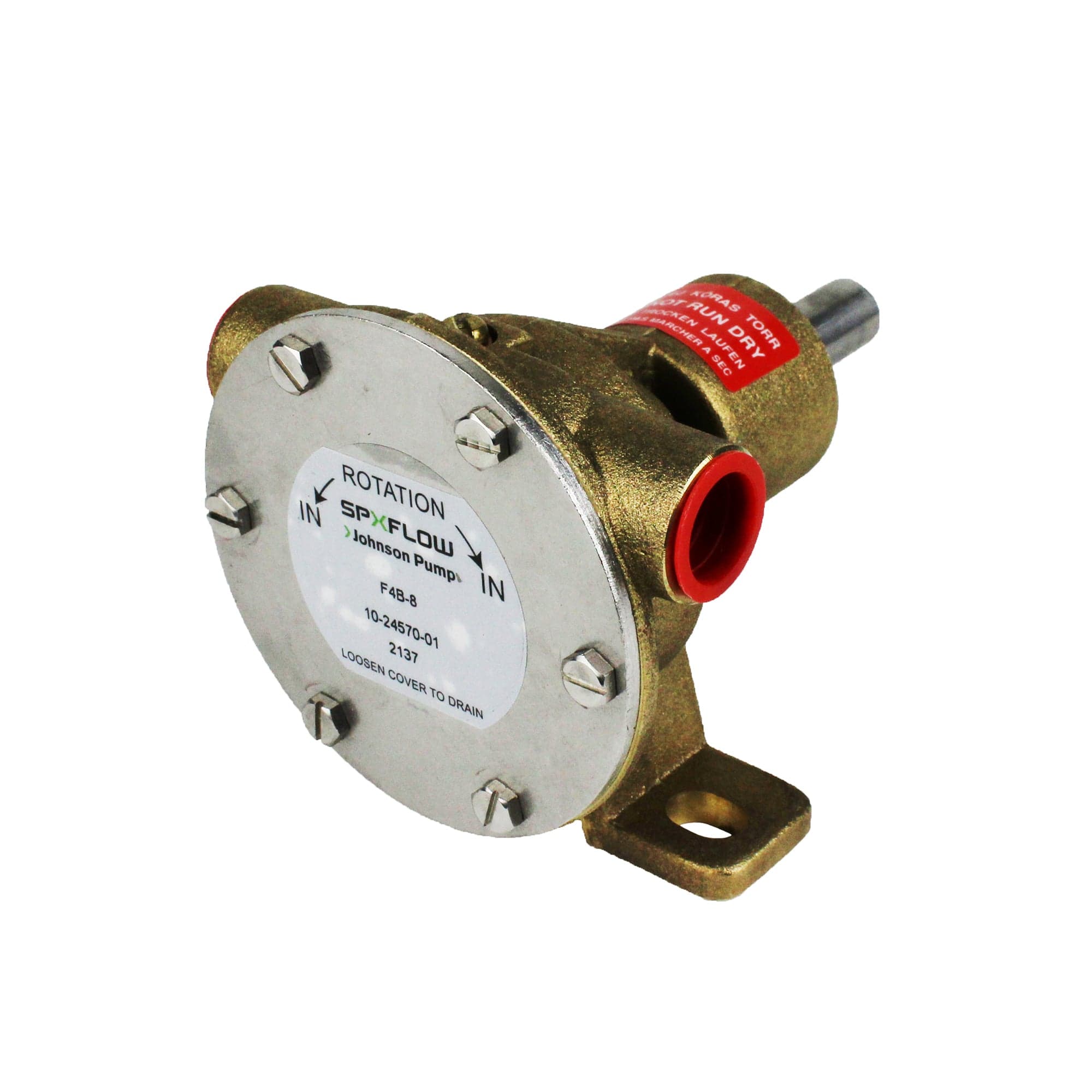 Johnson Pump 10-24570-01 HD Pedestal Impeller Pump F4B-8, 3/8" BSP