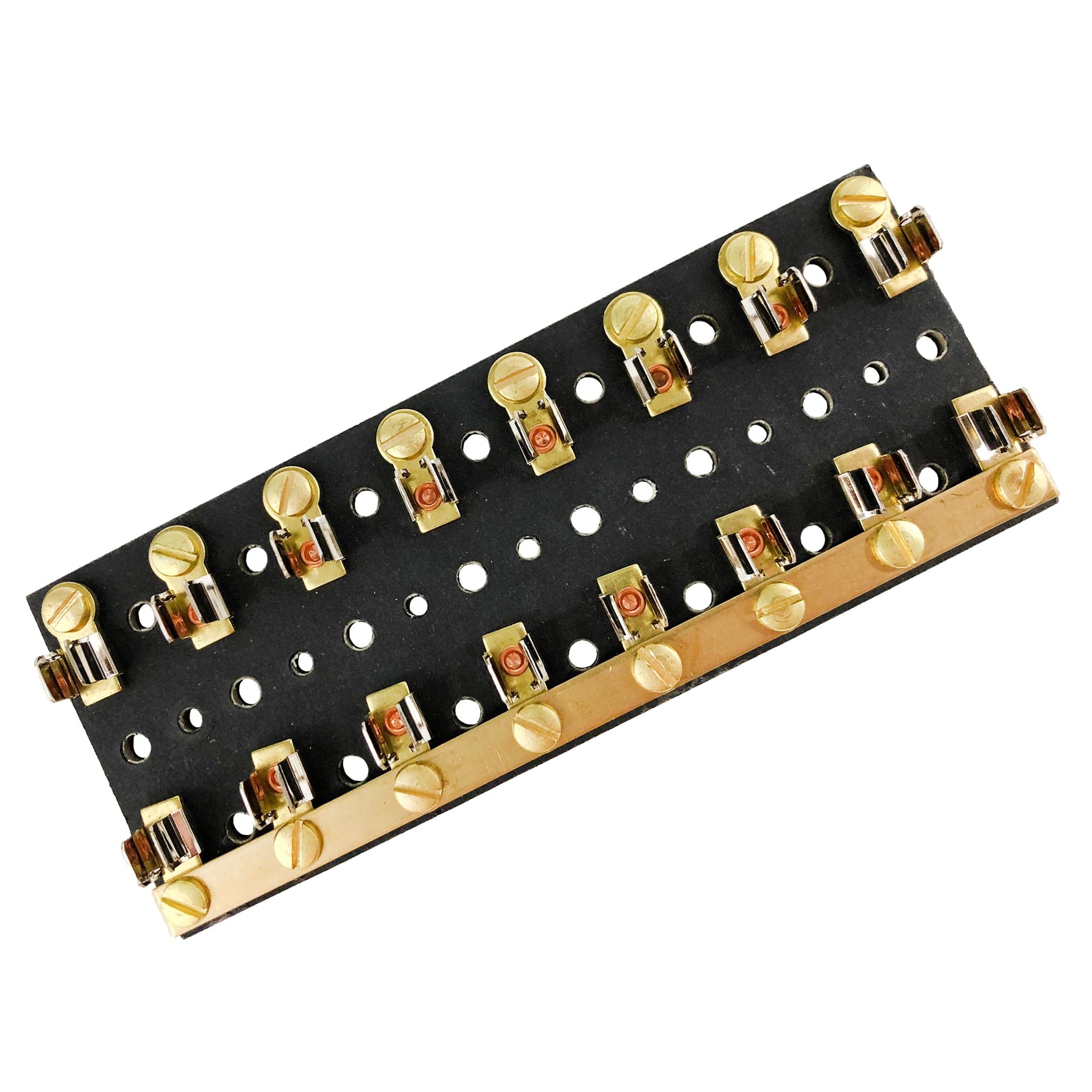 Littelfuse M-643-01-BP Mountable fuse holder / Block 8P, FBG, Glass