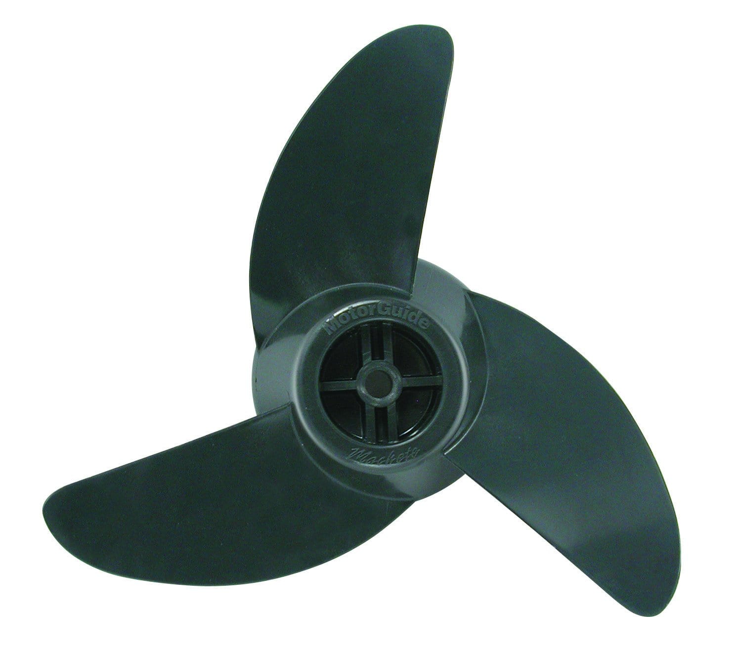 MotorGuide MGA089G Three Blade Machete III Tour Grey Glass Filled Propeller with 3.5" Hub