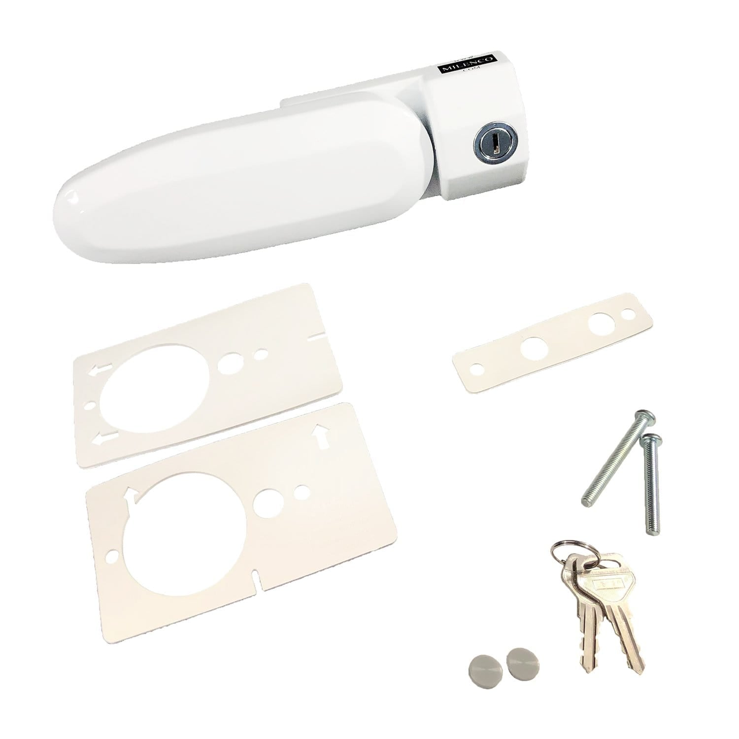 Milenco MIL-4718 Security Door Lock, Singles, with 2 Keys