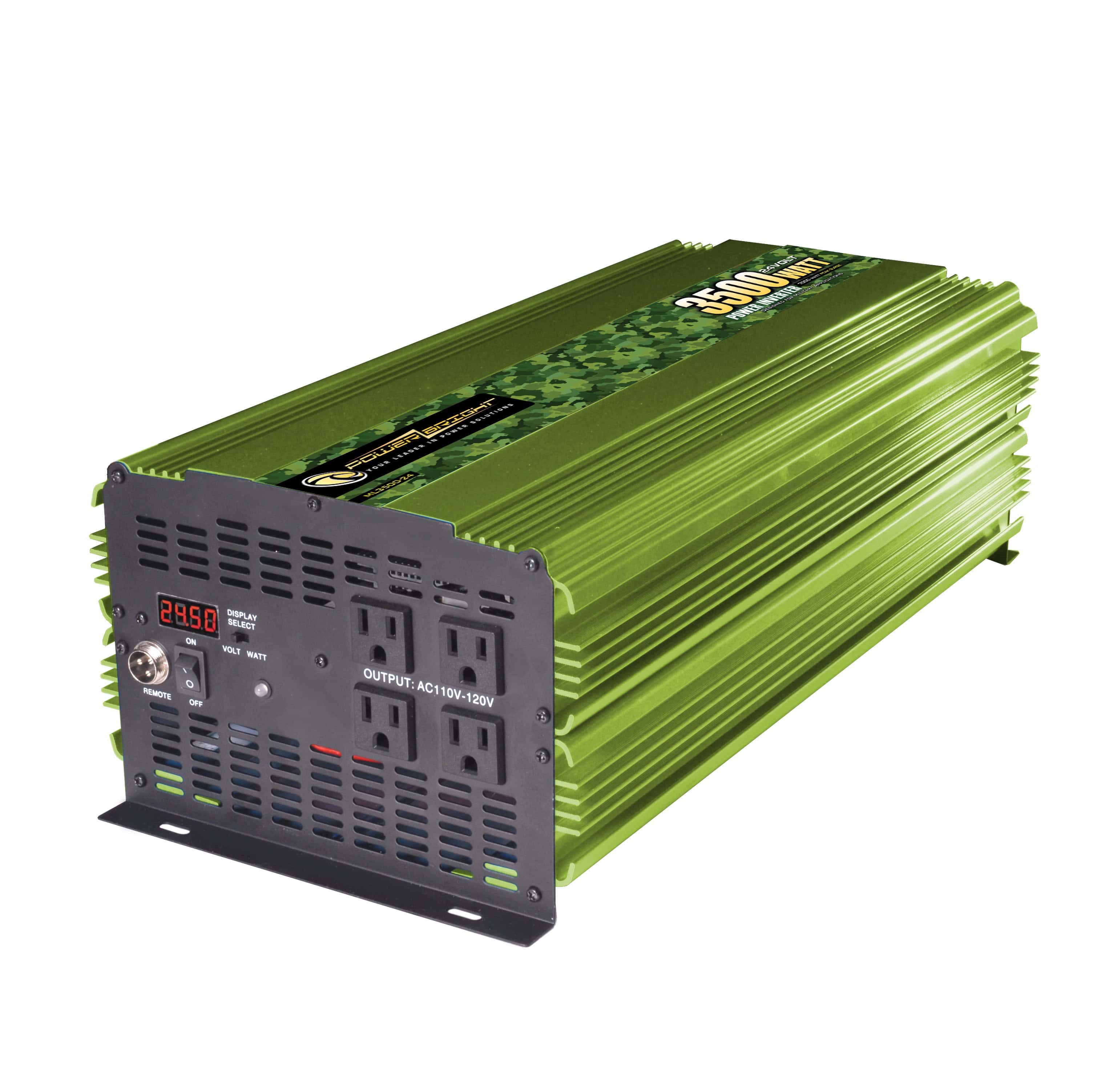 Powerbright ML3500-24 Power Inverter With Wireless Remote