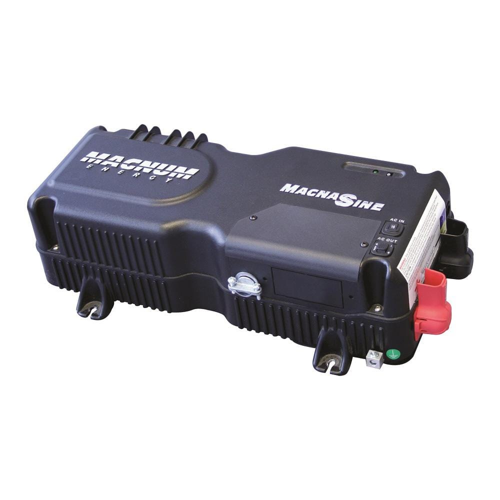 Magnum MMS1012-G 1000 Watt 12 Volt Pure Sine Inverter Charger With GFCI Outlet And 3 ft. Cord