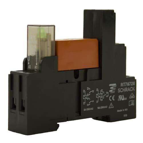 Outback Power OBR-16-24-DIN Rail Mount Relay 16 Amp, 24VDC Coil, 30VDC/250VAC