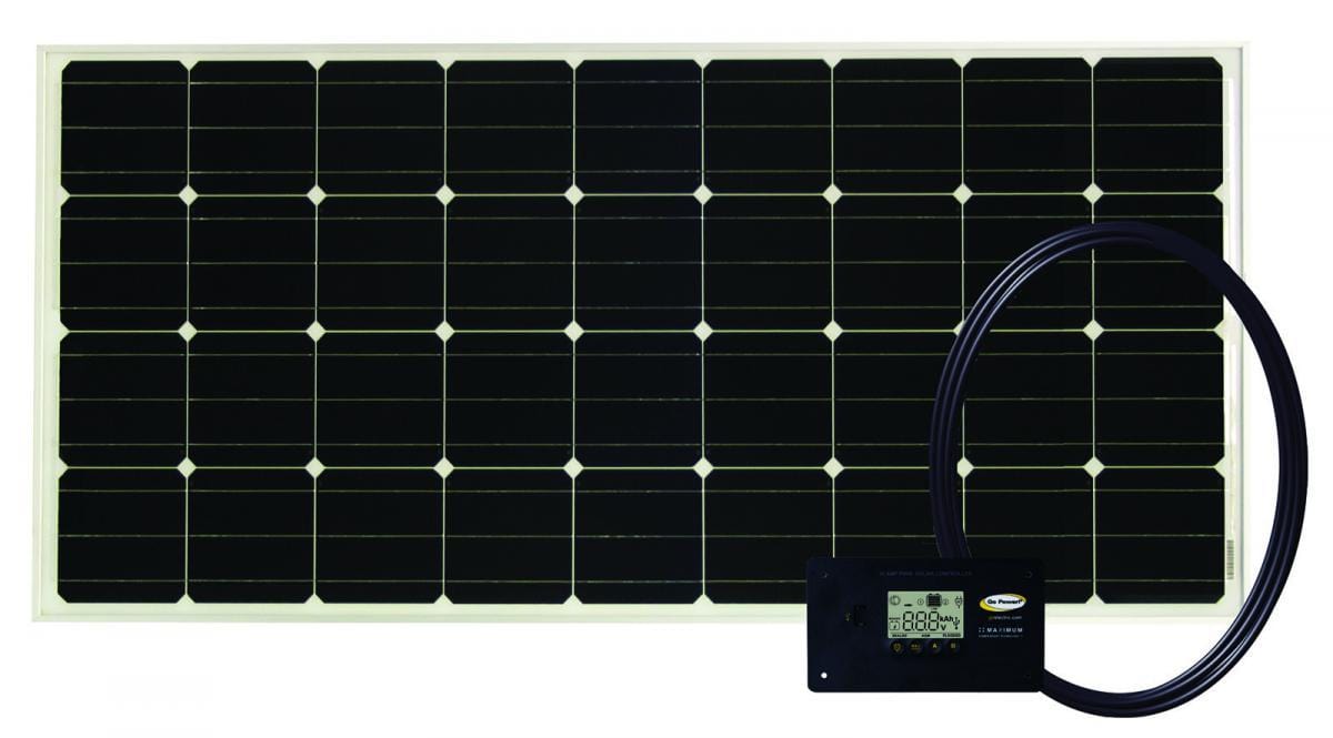 Go Power Overlander 9.14 Amp 160 Watt Solar Charging Kit With Digital Regulator