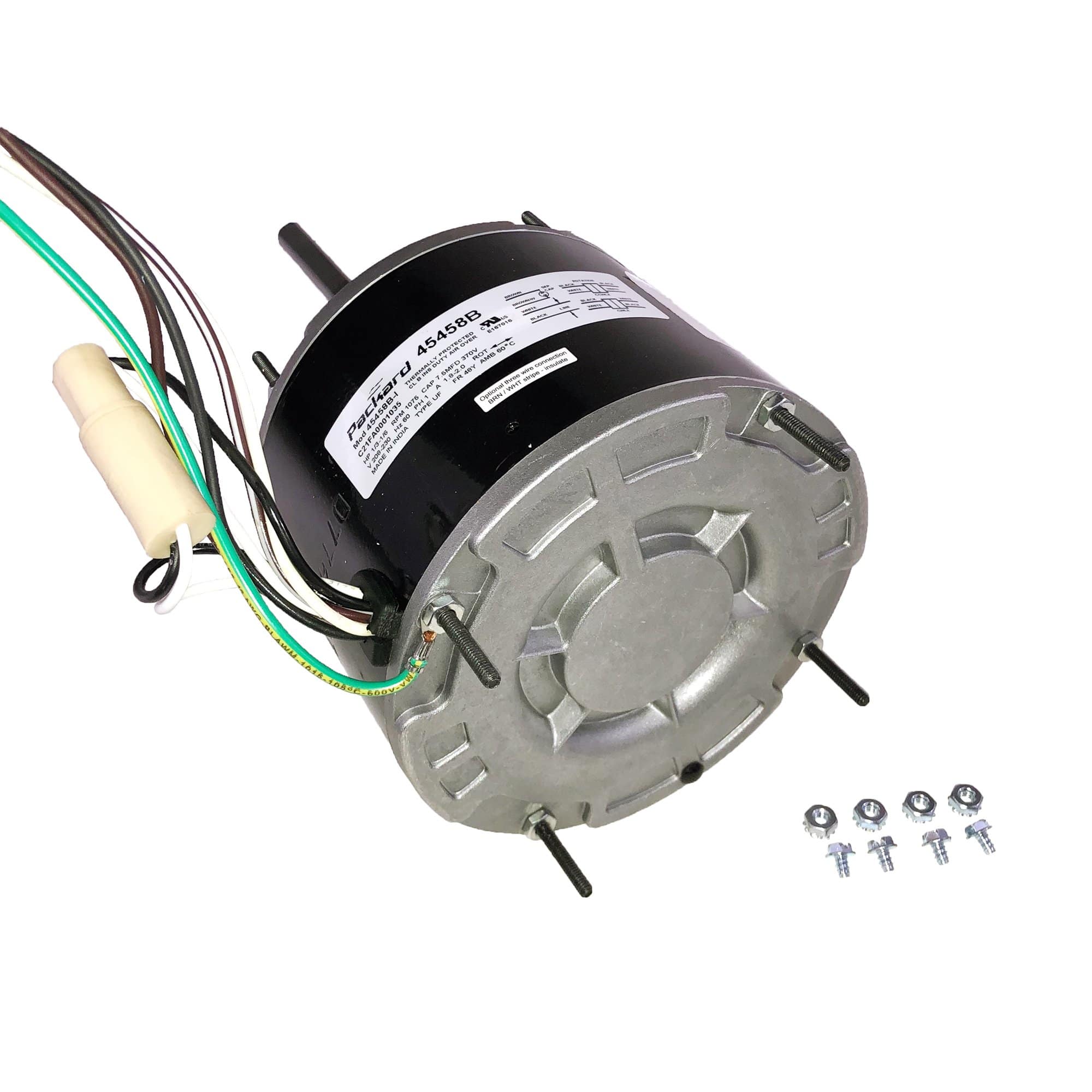 Packard 45458B 1/3-MULTI HP 1075 RPM 208-230 Volts Condenser Fan Motor
