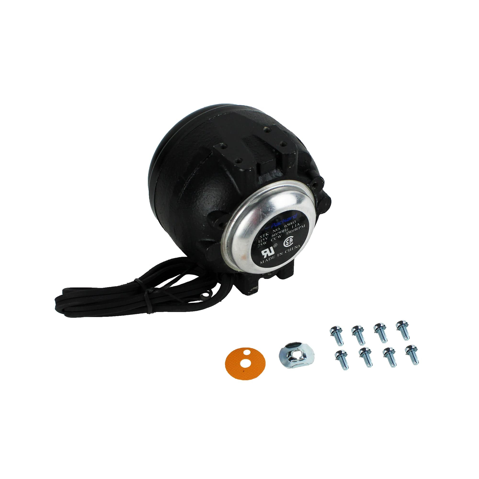 Packard 65003 Unit Bearing 1500 RPM 25W 115V Refrigeration Condenser Fan Motor