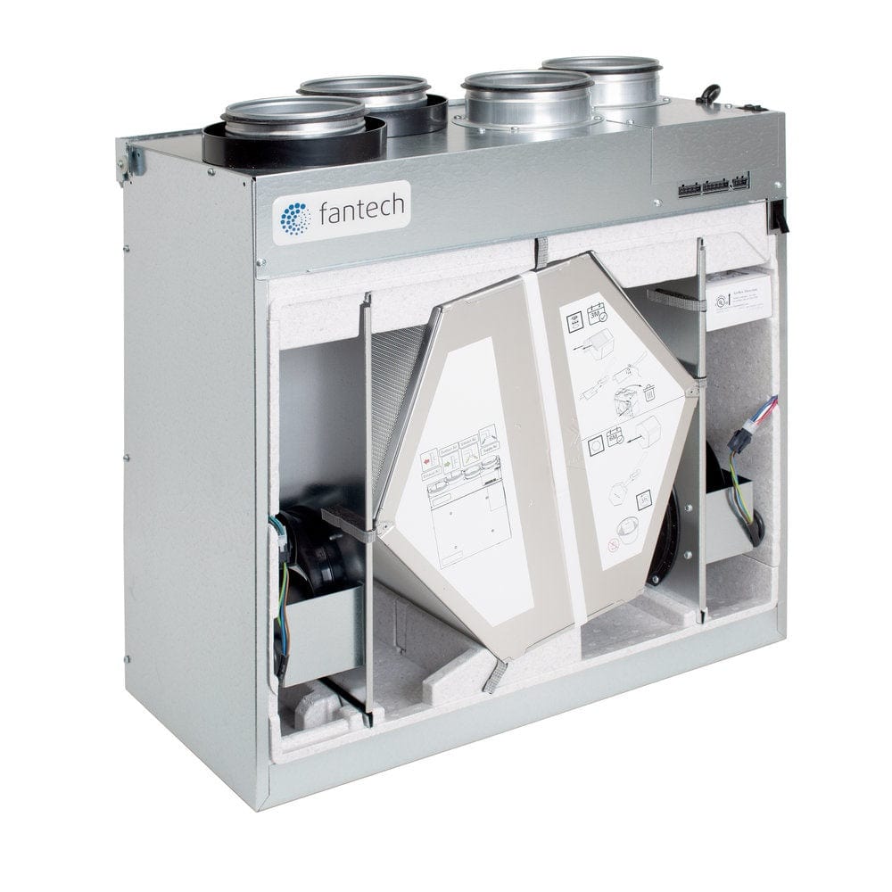 FanTech HERO120H 5" Top Duct Connection Fresh Air Appliance Hrv, 120 Cfm, 120-1-60
