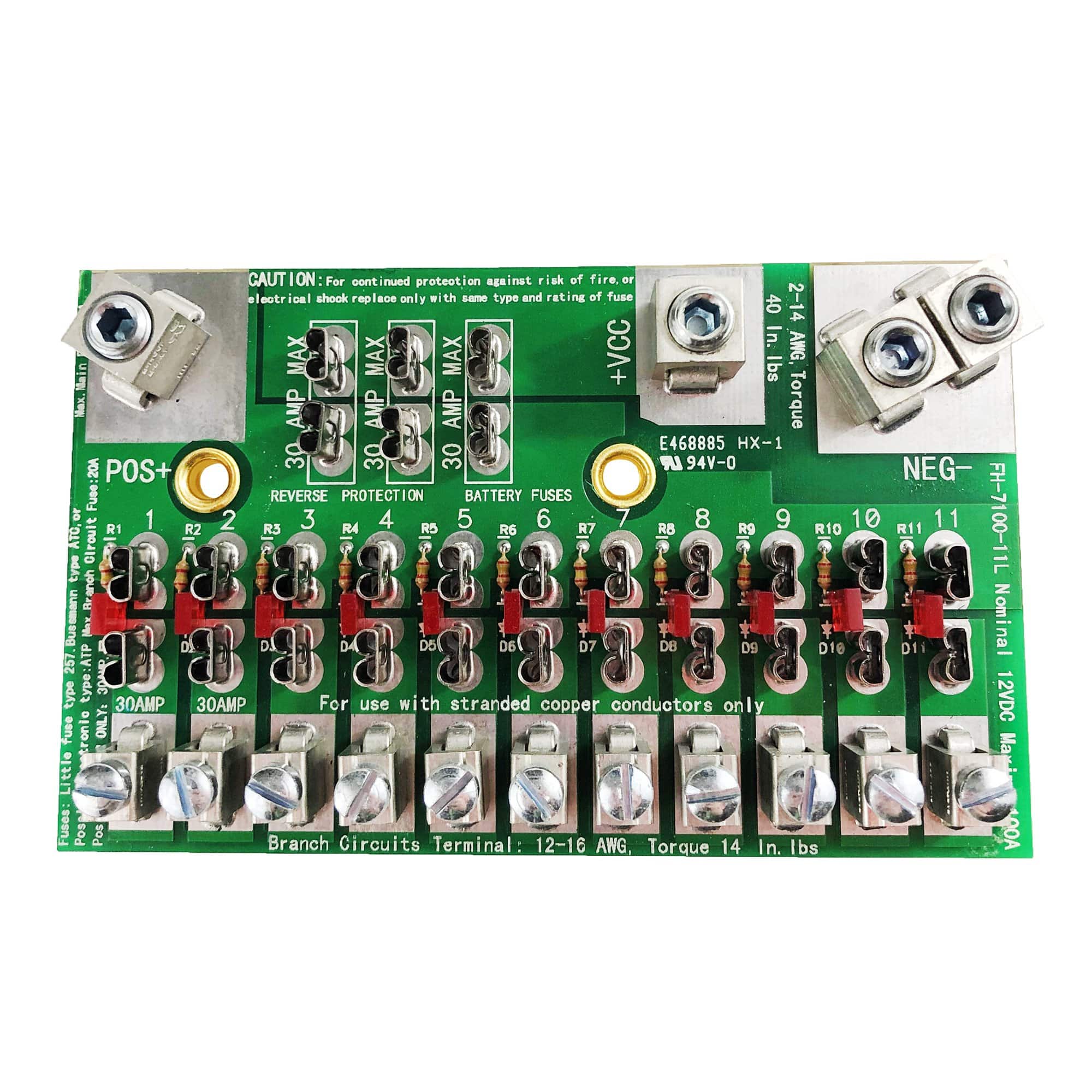 Parallax M036-7100-002 11 Position Fuse Block