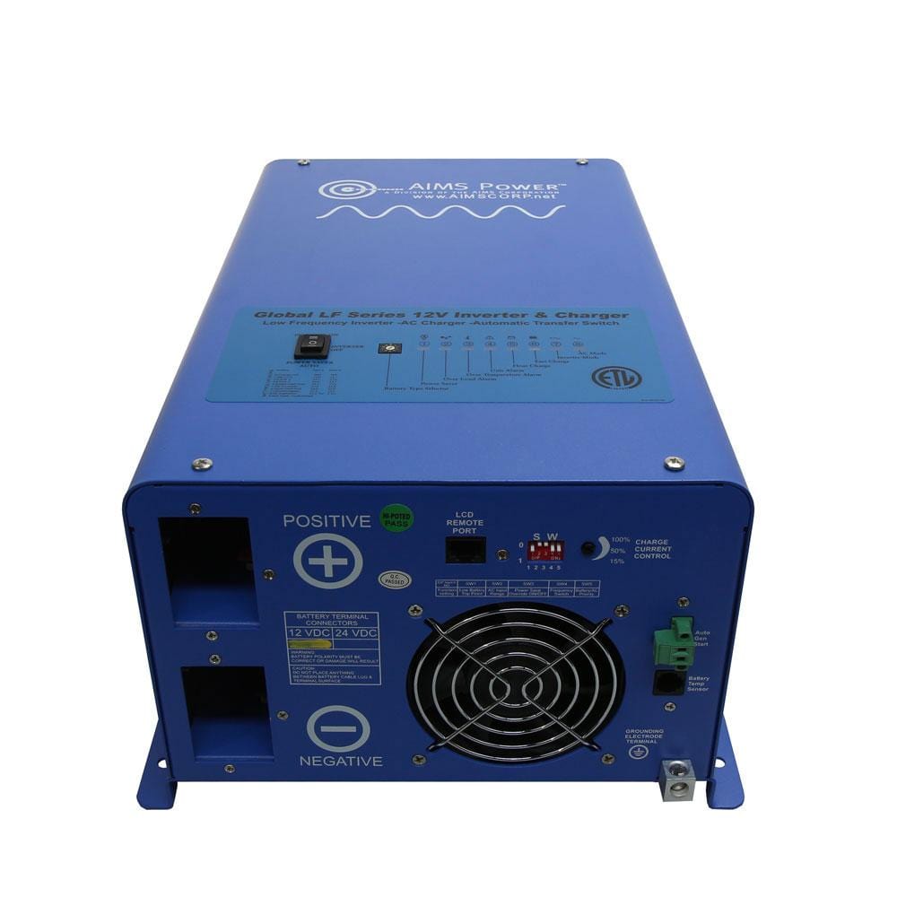 2000 Watt Pure Sine Inverter Charger with transfer switch
