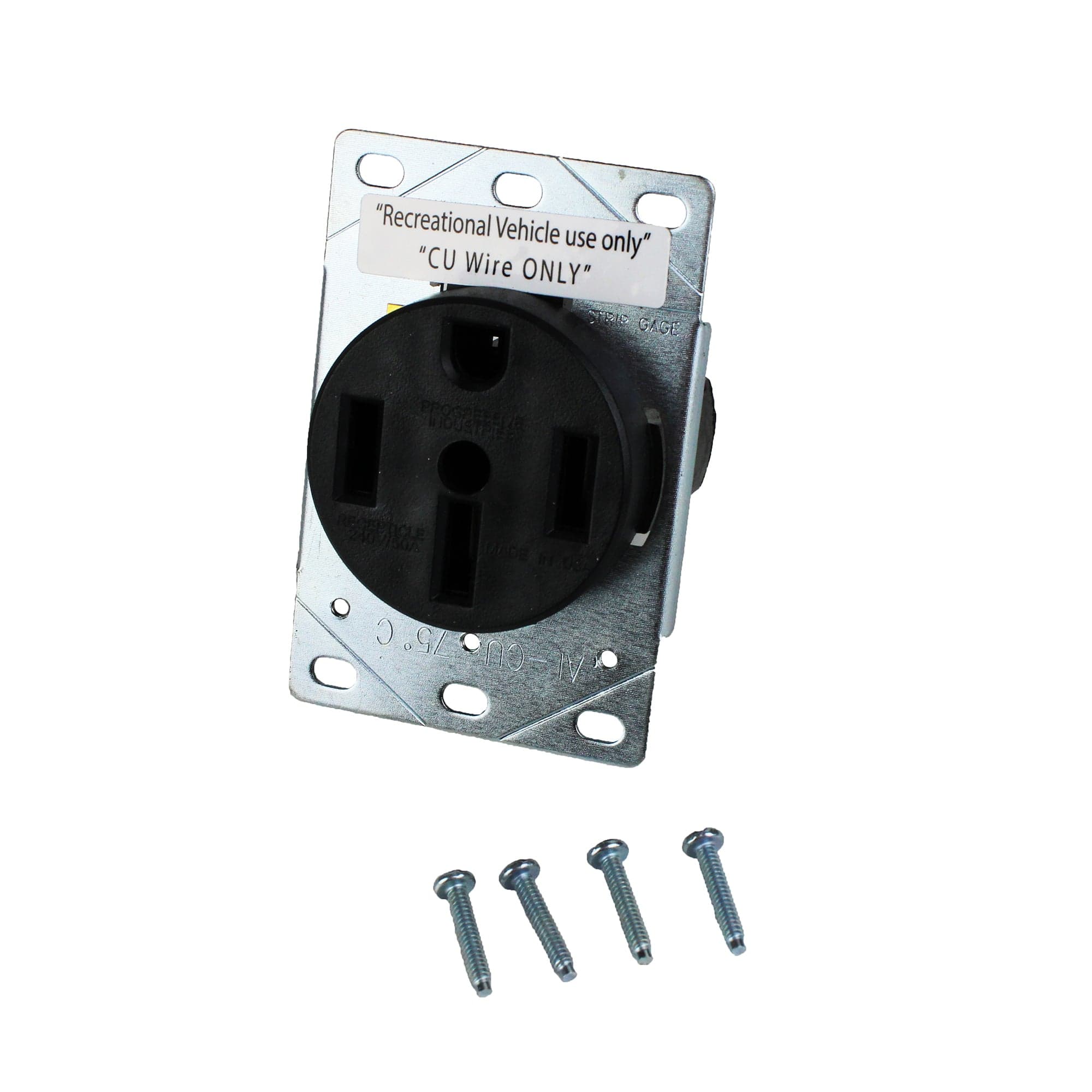 Progressive Industries RV-14-50DFR Dead Front Receptacle
