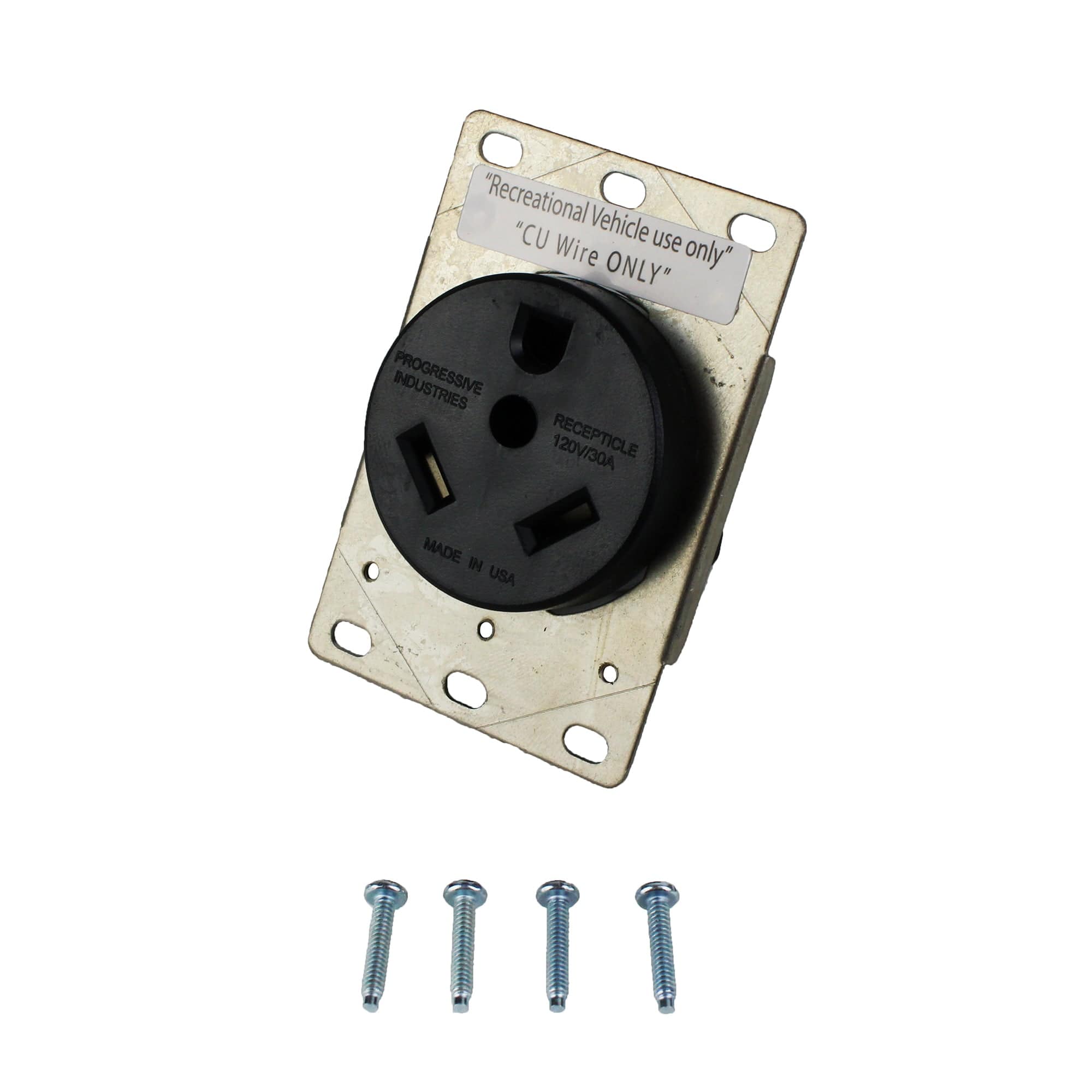 Progressive Industries RV-TT-30DFR RV Dead Front Receptacle