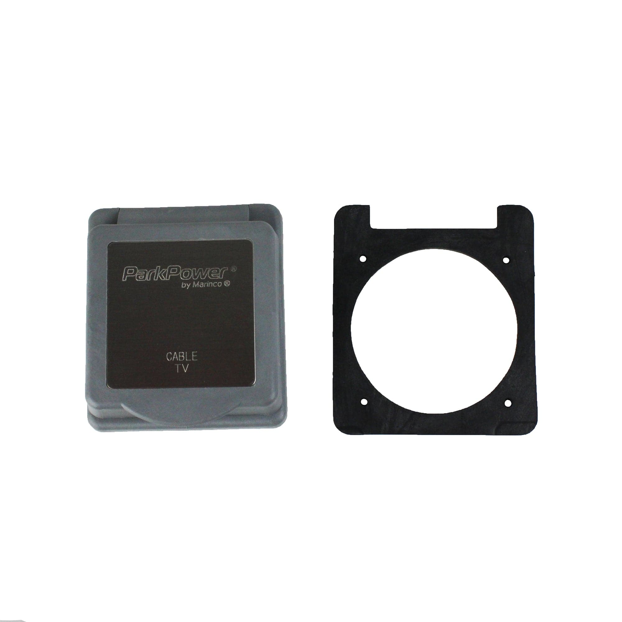 Park Power TV6574.RV.G Cable TV Standard Power Inlet, Gray