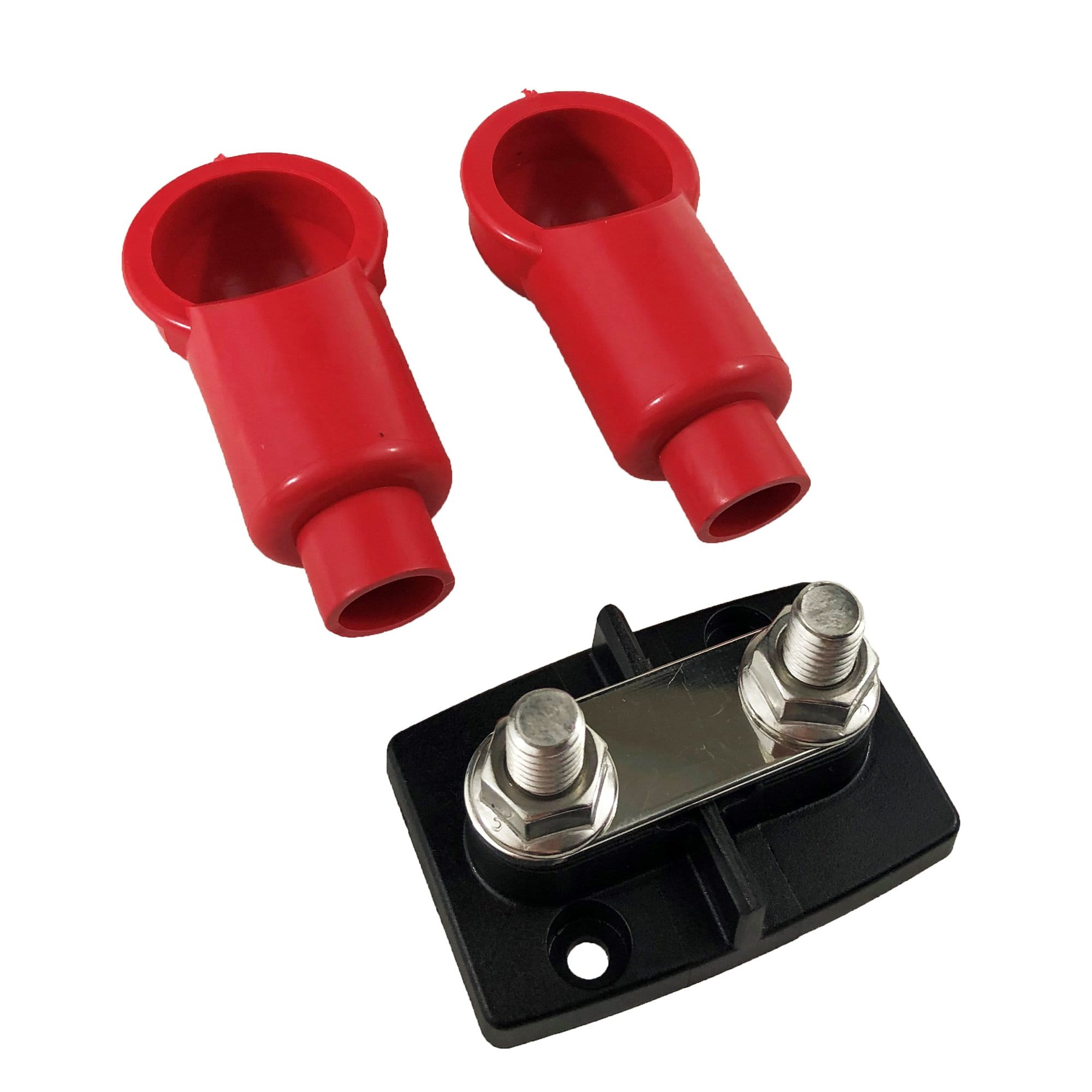 Power Products Blue Sea Systems 2019-BSS PowerBar Dual BusBar W/two 3/8" 16 Stud & Insulators