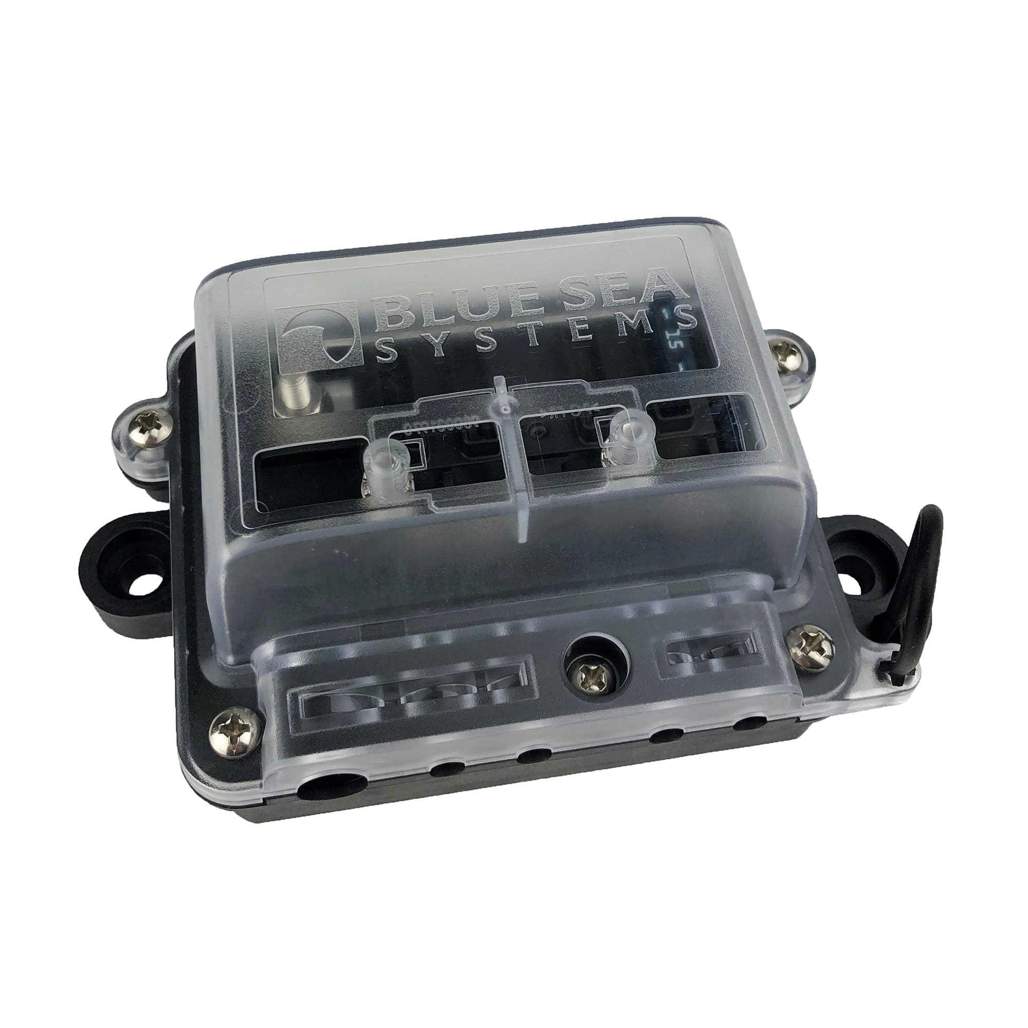 Power Products Blue Sea Systems 5056-BSS ST-Blade Water-Resistant Fuse Block