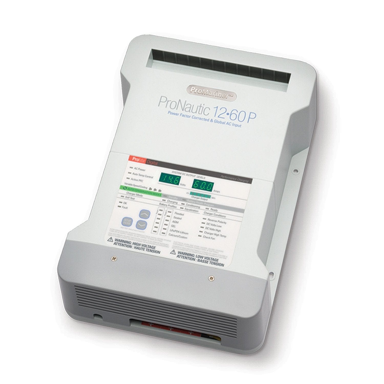 ProMariner 63160 Power Products ProNautic 1260P 12V, 60A. 3-Bank Battery Charger