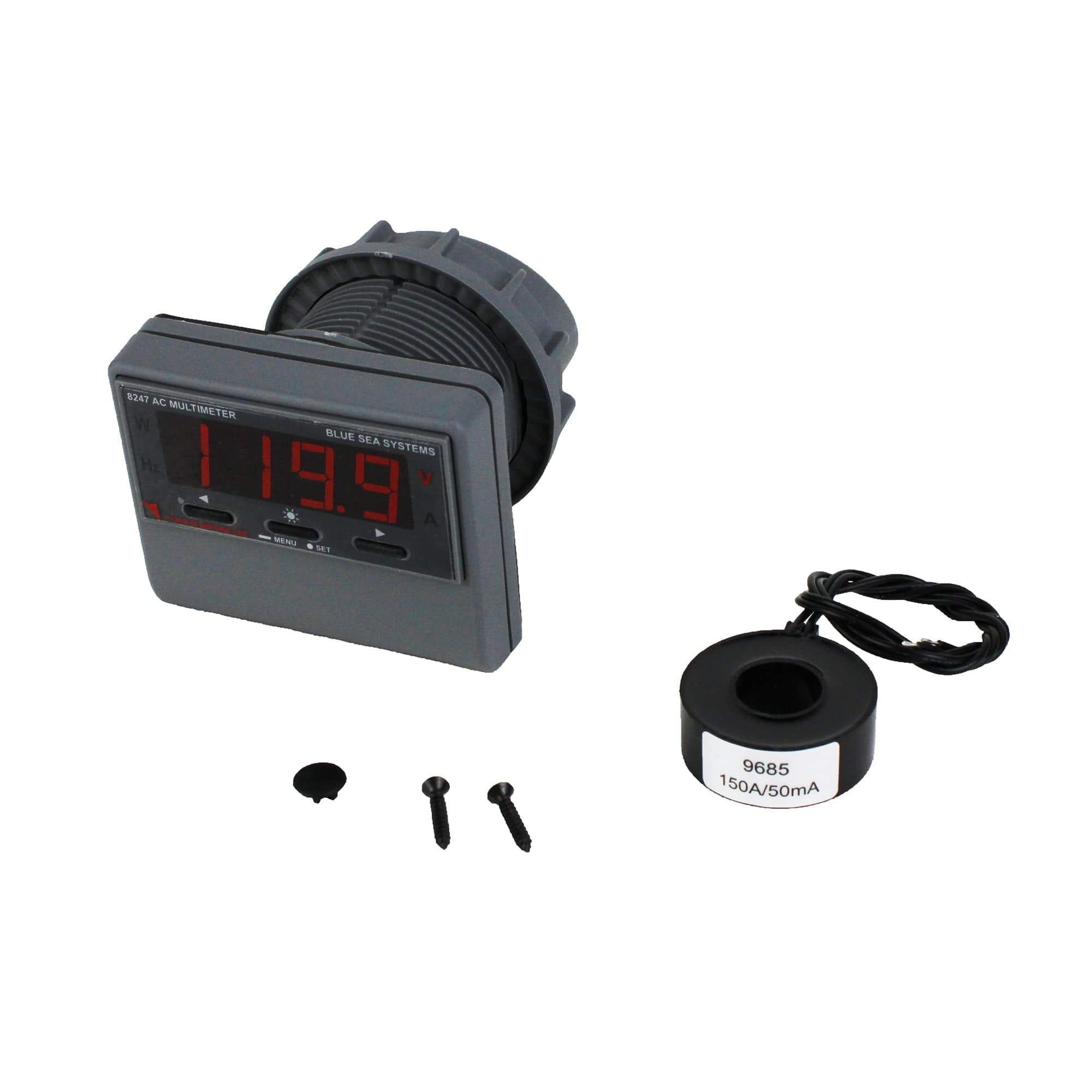 Blue Sea Systems 8247-BSS AC Digital Multi-Function Meter W/ Alarm