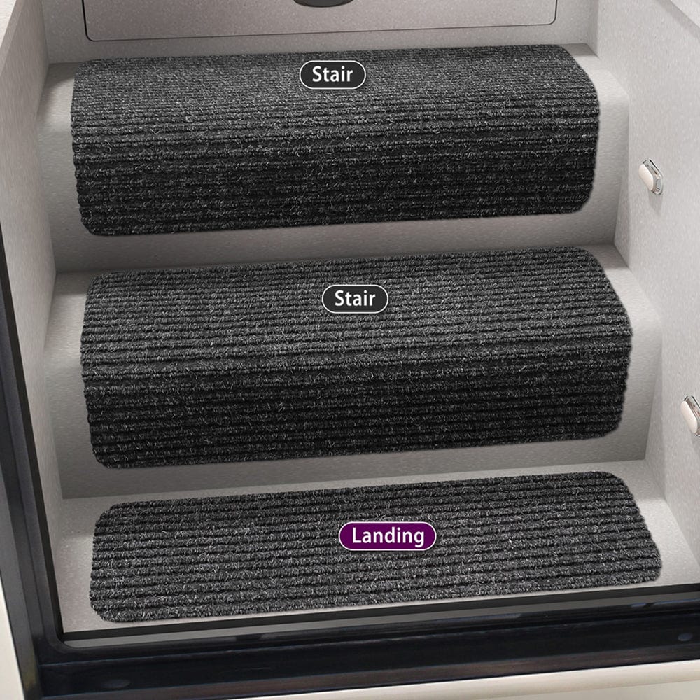 Prest-O-Fit 23.5" x 8" Decorian Step Huggers for RV Landing Step