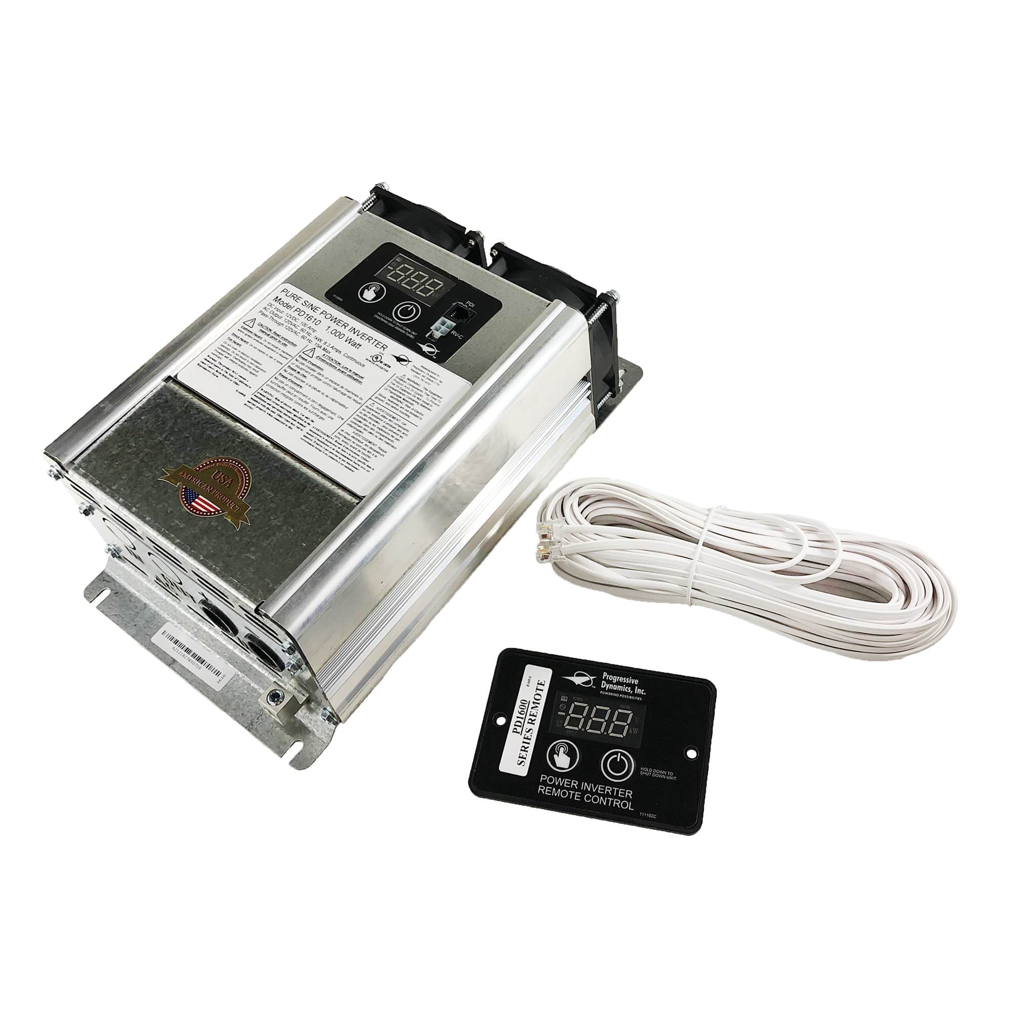 Progressive Dynamics PD1610A 1000 Watt Pure Sine Wave Inverter