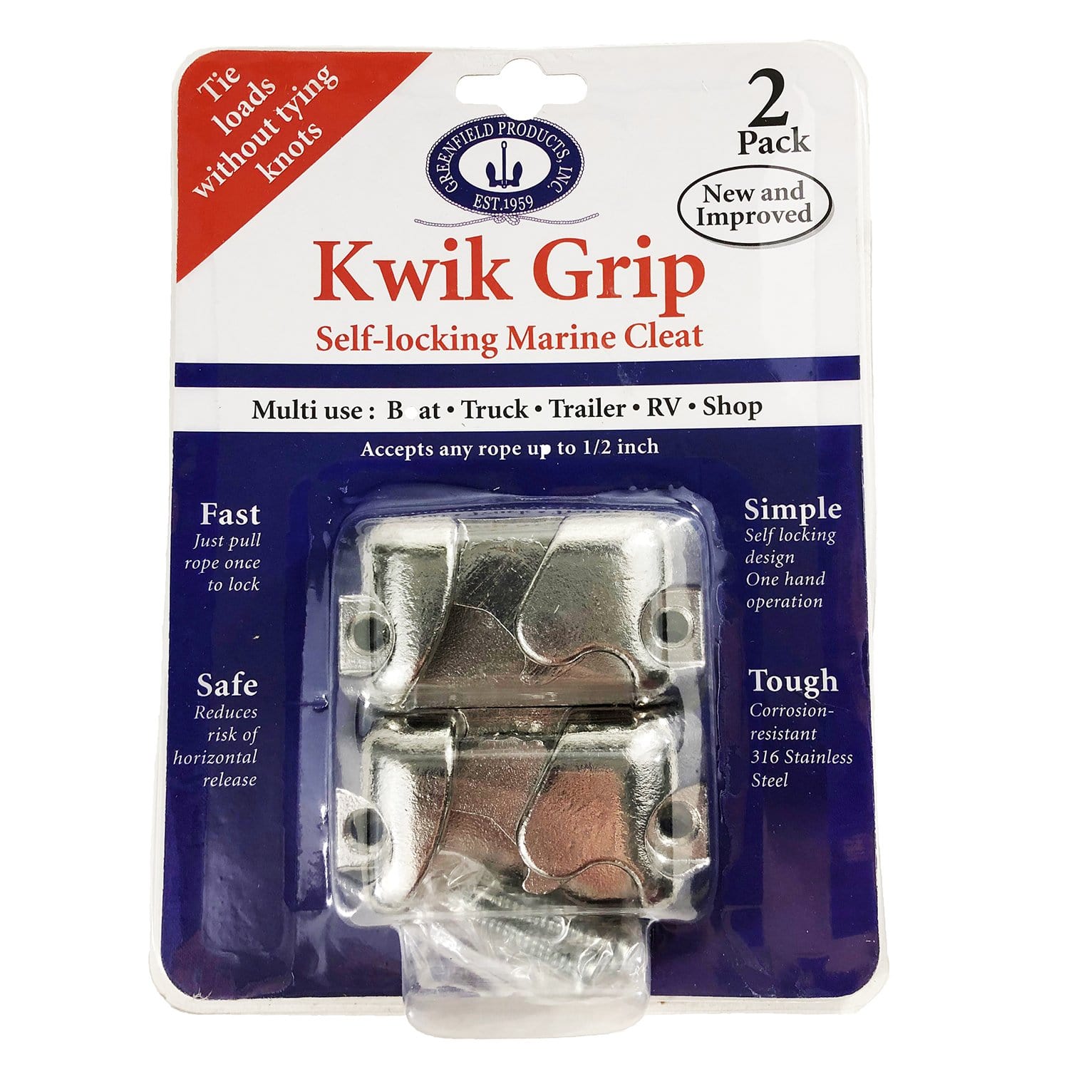 Greenfield R-701-12 Kwik Grip Cleat