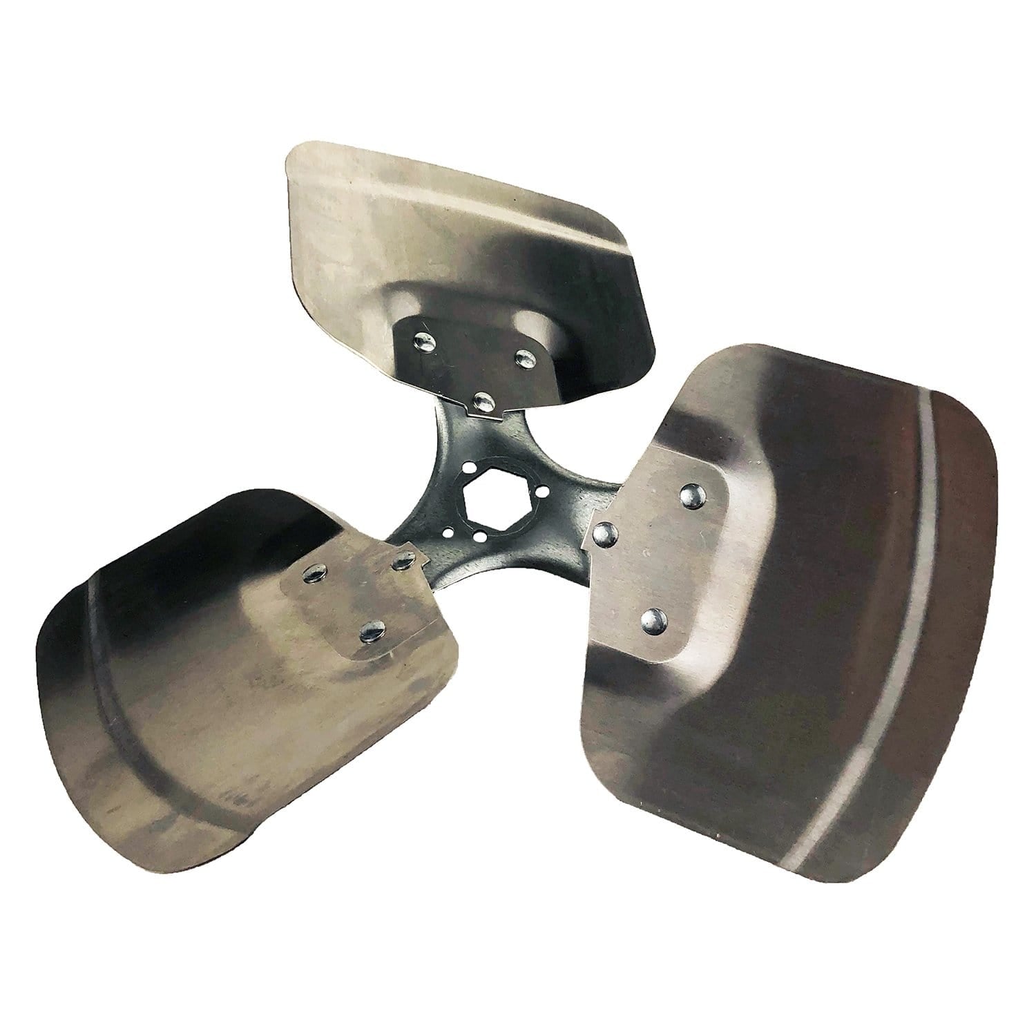 Packard R31402 14" Dia. 3 Blade 27-Deg CW Aluminum Revcor Fan Blade Hubless