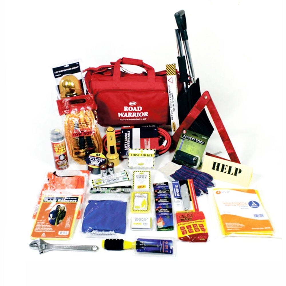 Ready America REA-10014 Road Warrior Deluxe Roadside Emergency Kit W/ Duffle Bag