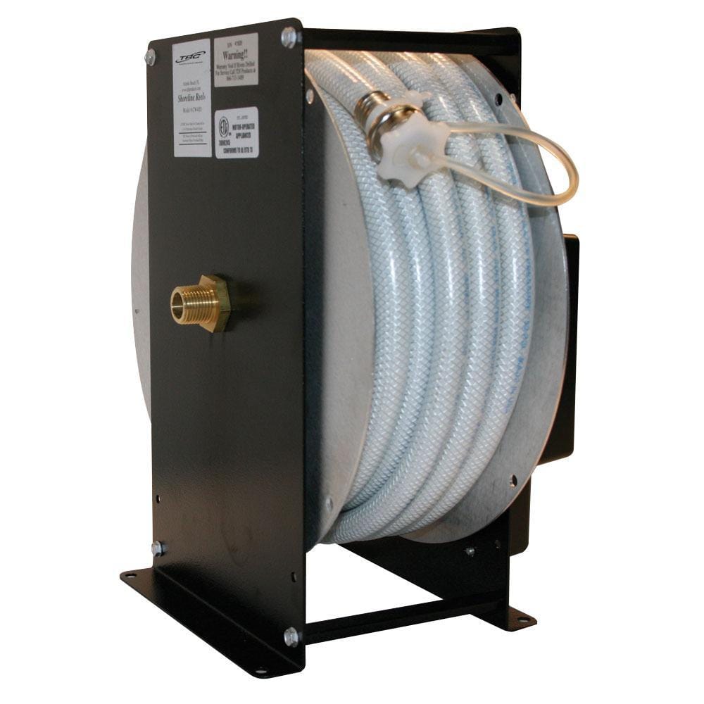 Shoreline RW40RMK RV 40' City Water Hose Reel with 1/2 Kink Free Hose