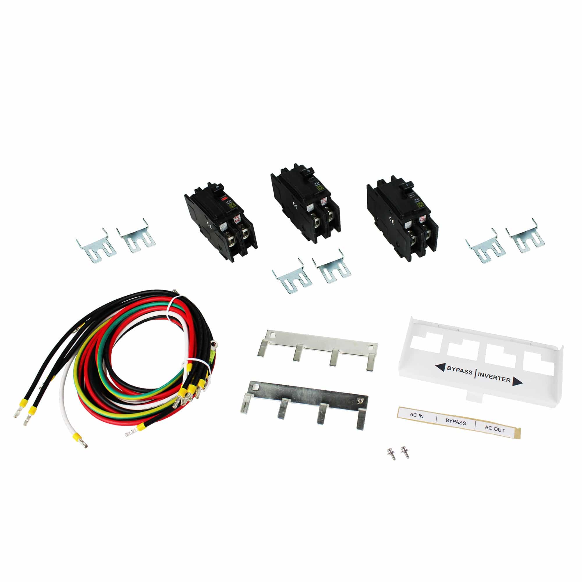 Schneider Electric RNW8651019 Conext SW Inverter AC Breaker Kit, Stacked, 120/240VAC