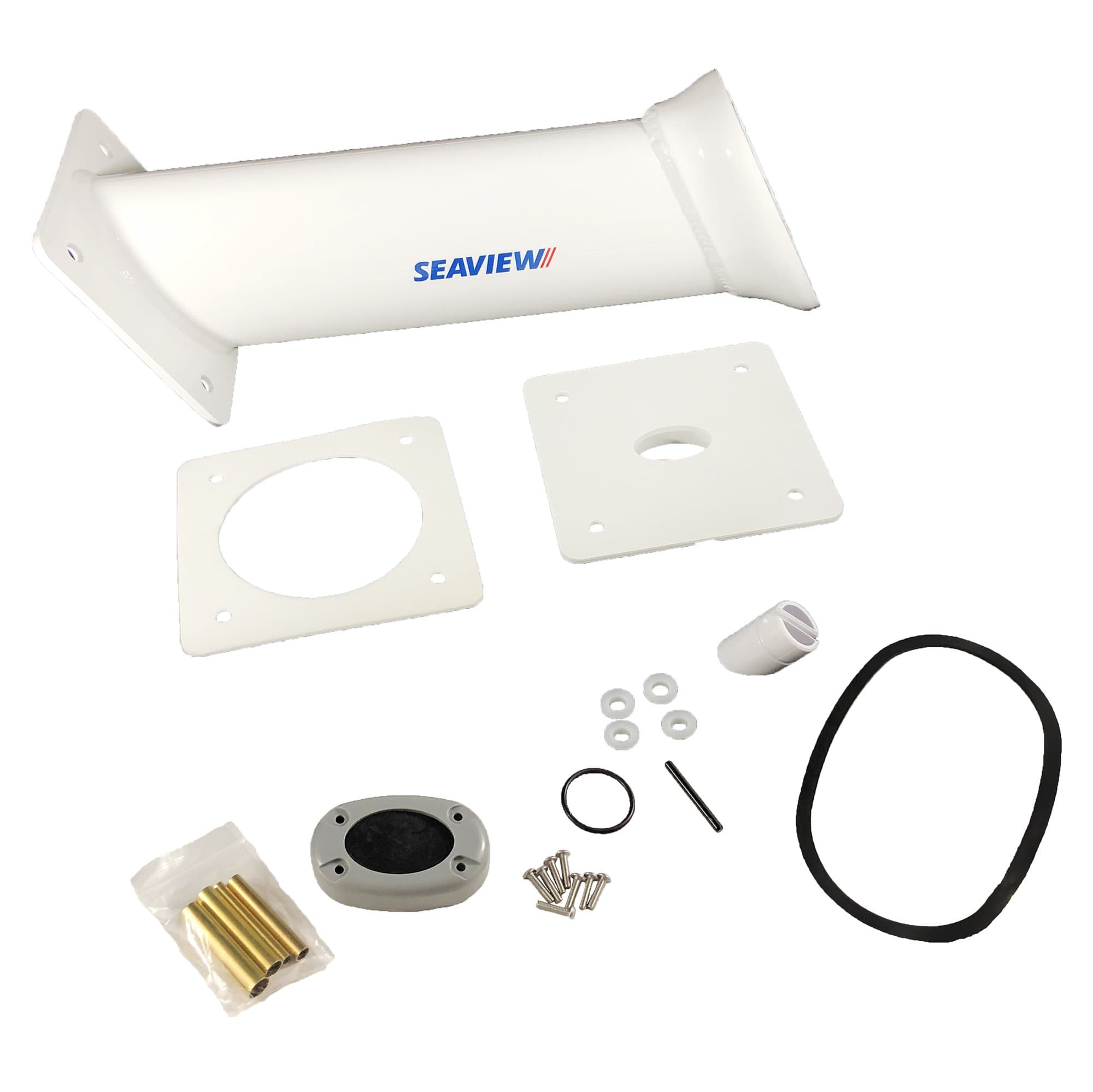 Seaview PMA167M1 16" Modular Mount, Aft Raked, 7 X 7 Base, Top Plate Required