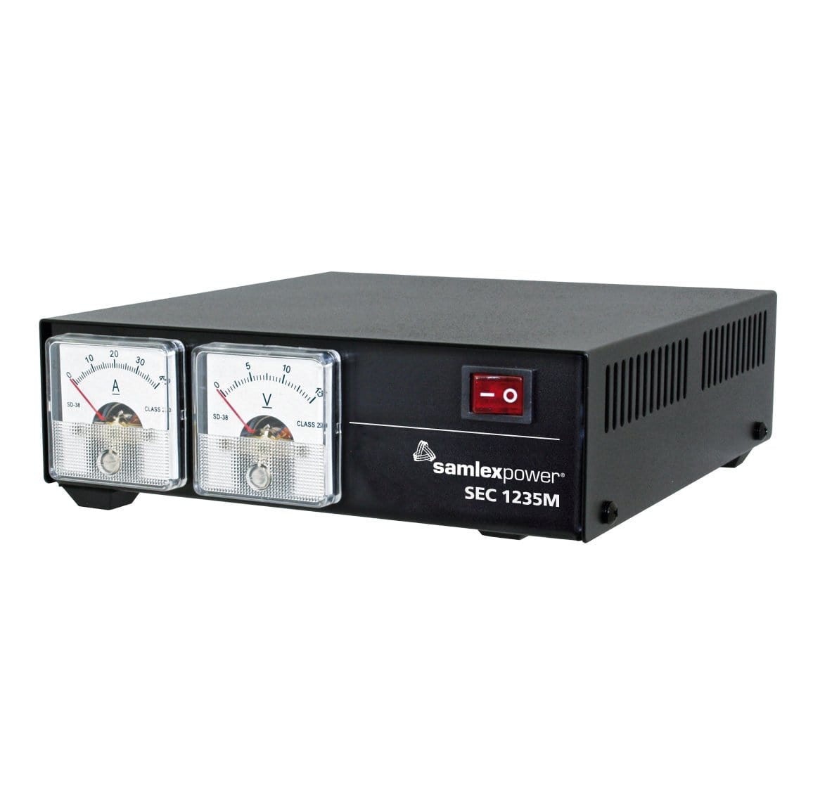Samlex SEC-1235M Regulated 30 Amp Switching Power Supply With Volt And Amp Meter