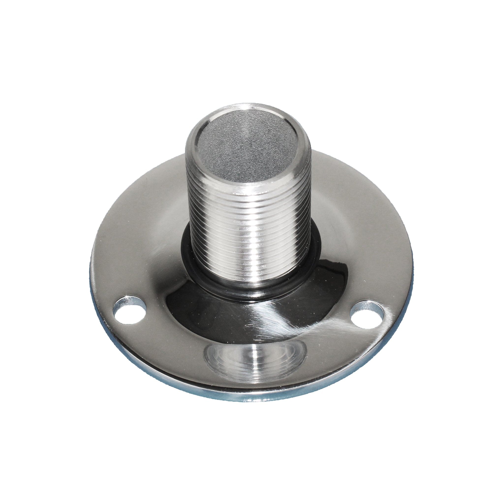 Shakespeare 4710 Heavy-Duty SS Low-Profile Antenna Flange Mount, 1"-14