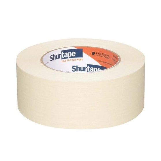 Shurtape 101534 Colonial COL 00 48mmx55m Premium Grade, High Adhesion Masking Tape - Natural